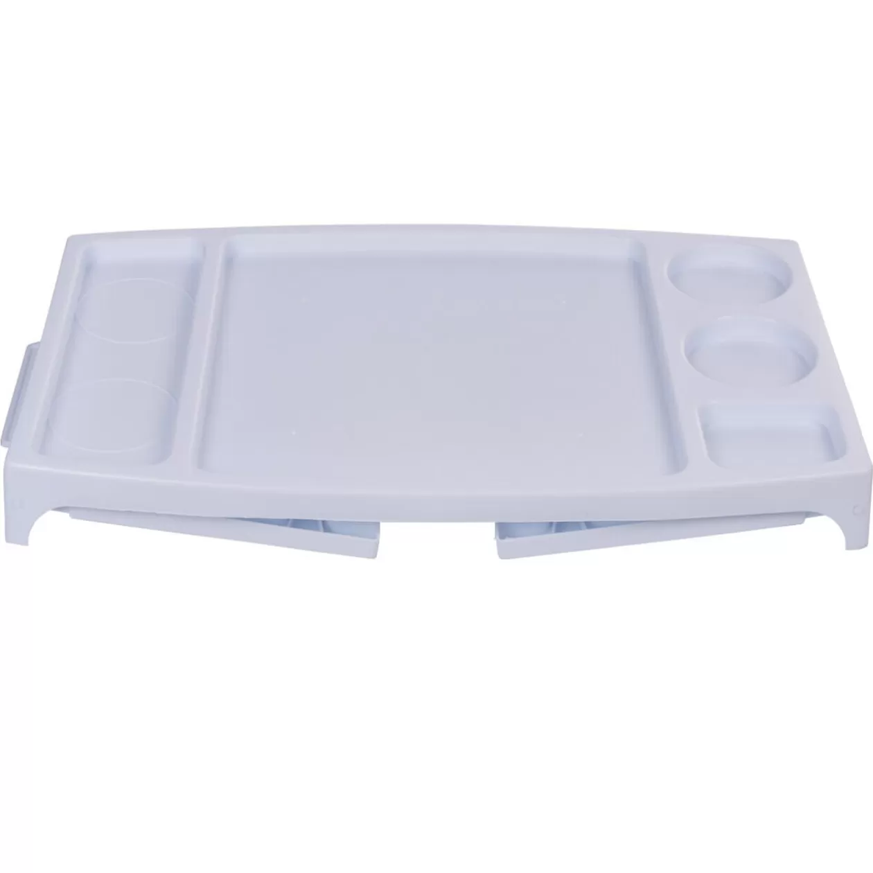 Gifi Plateau sur pied plastique pliable blanc< Vaisselle Et Accessoires De Table