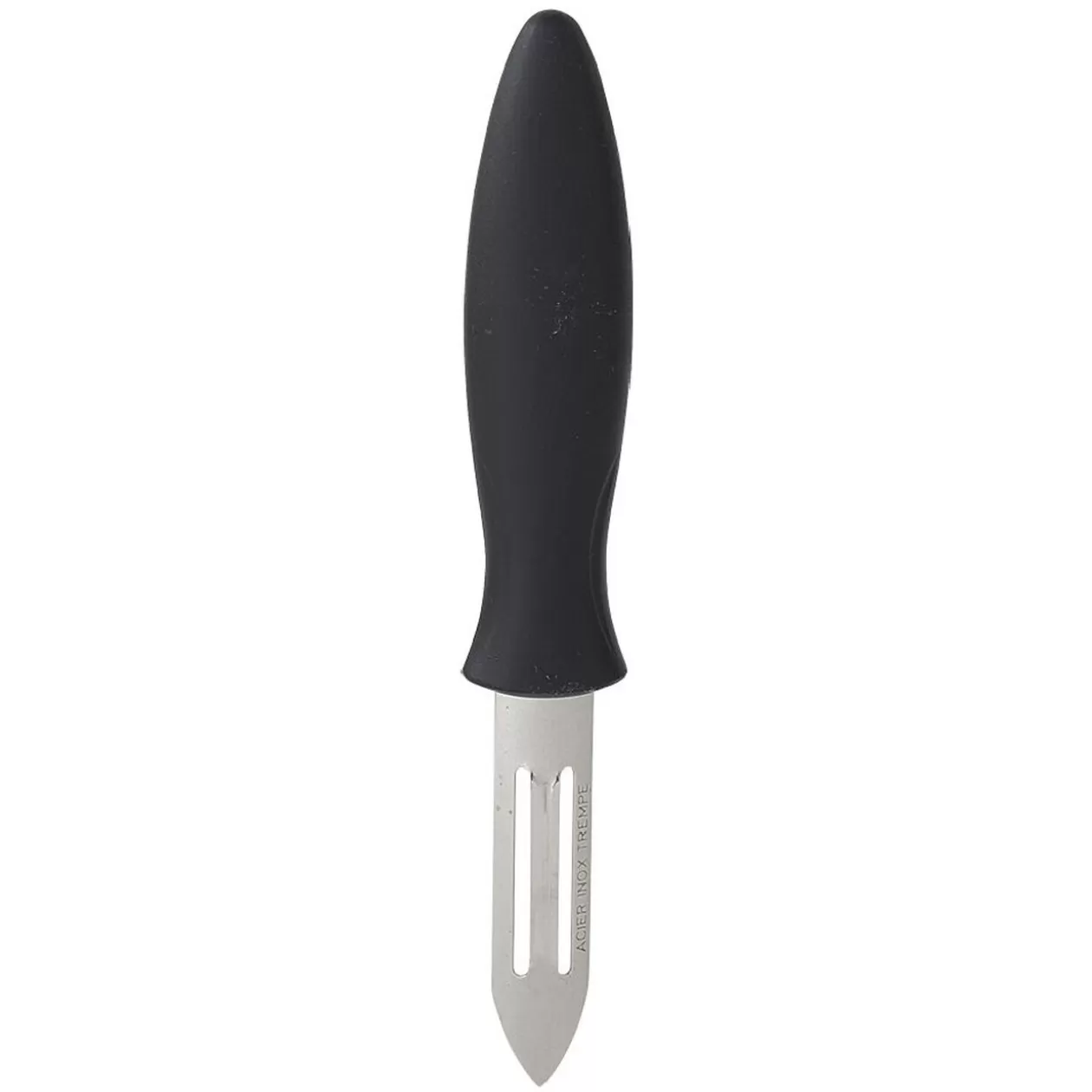 Gifi Éplucheur inox manche ergonomique noir< Préparation Culinaire