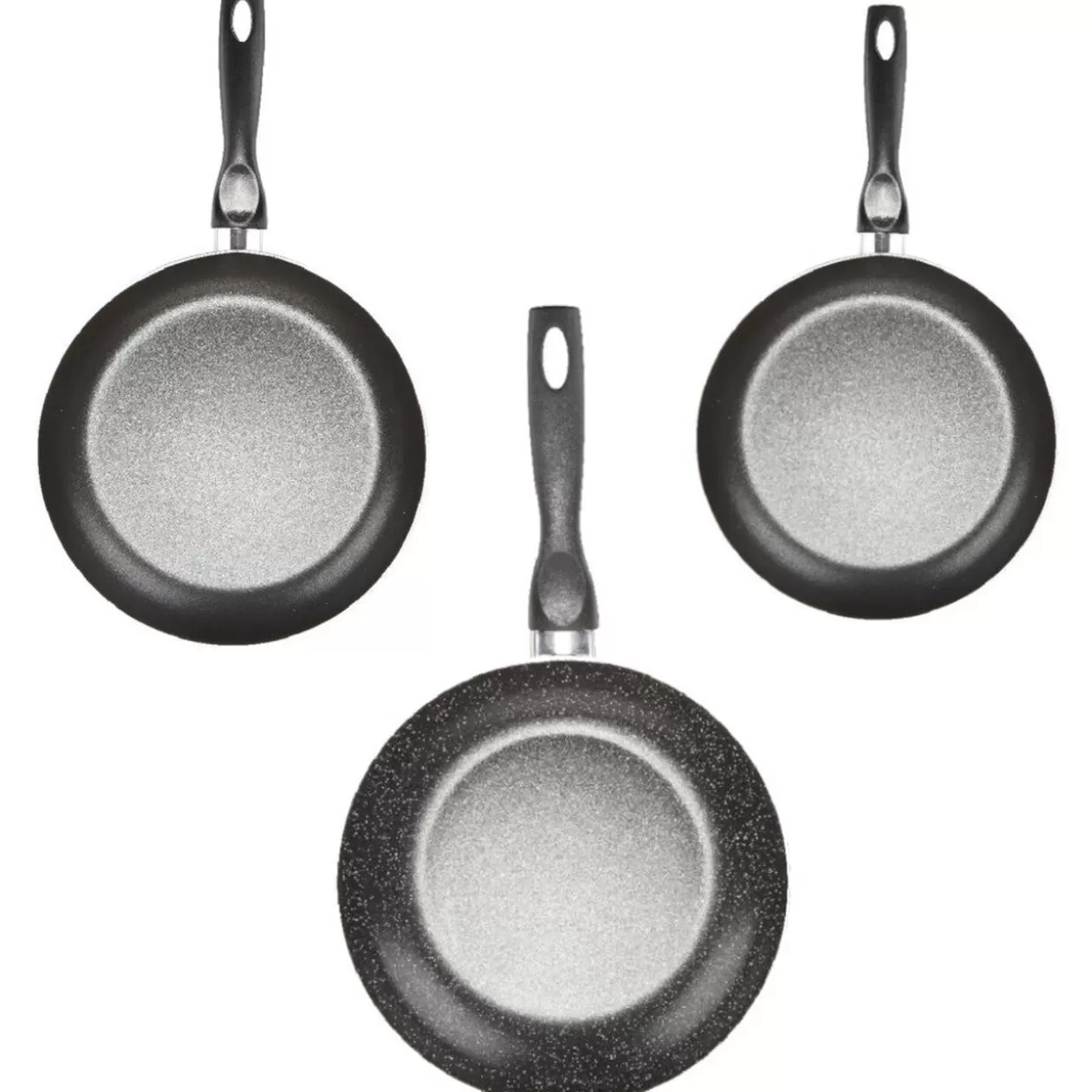 Gifi Poêle noire en aluminium x3< Cuisson