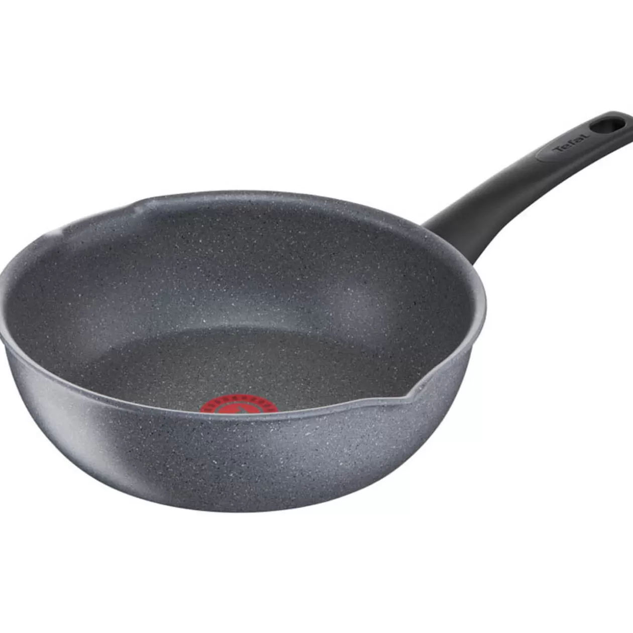 Gifi Poêle sauteuse Tefal Mineralia Force aluminium moucheté gris noir ø 26 cm< Cuisson