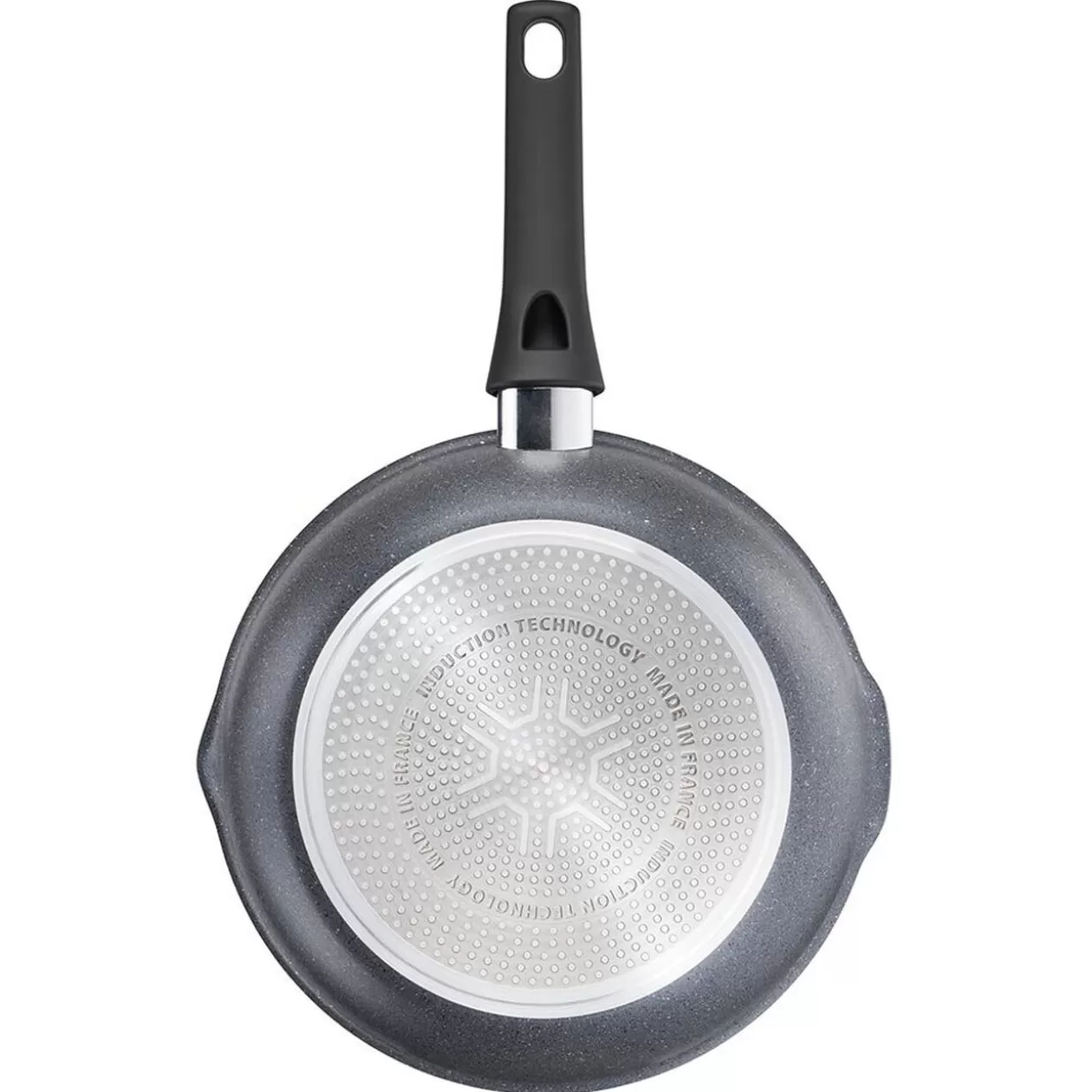 Gifi Poêle sauteuse Tefal Mineralia Force aluminium moucheté gris noir ø 26 cm< Cuisson