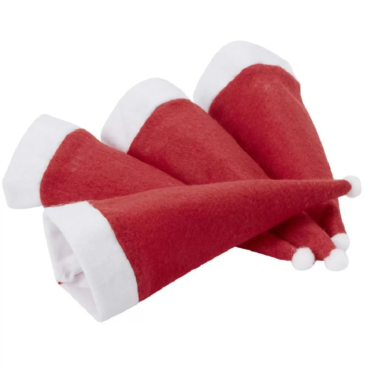 Gifi Porte couverts en forme de bonnet de Noël x4< Rangement De Cuisine