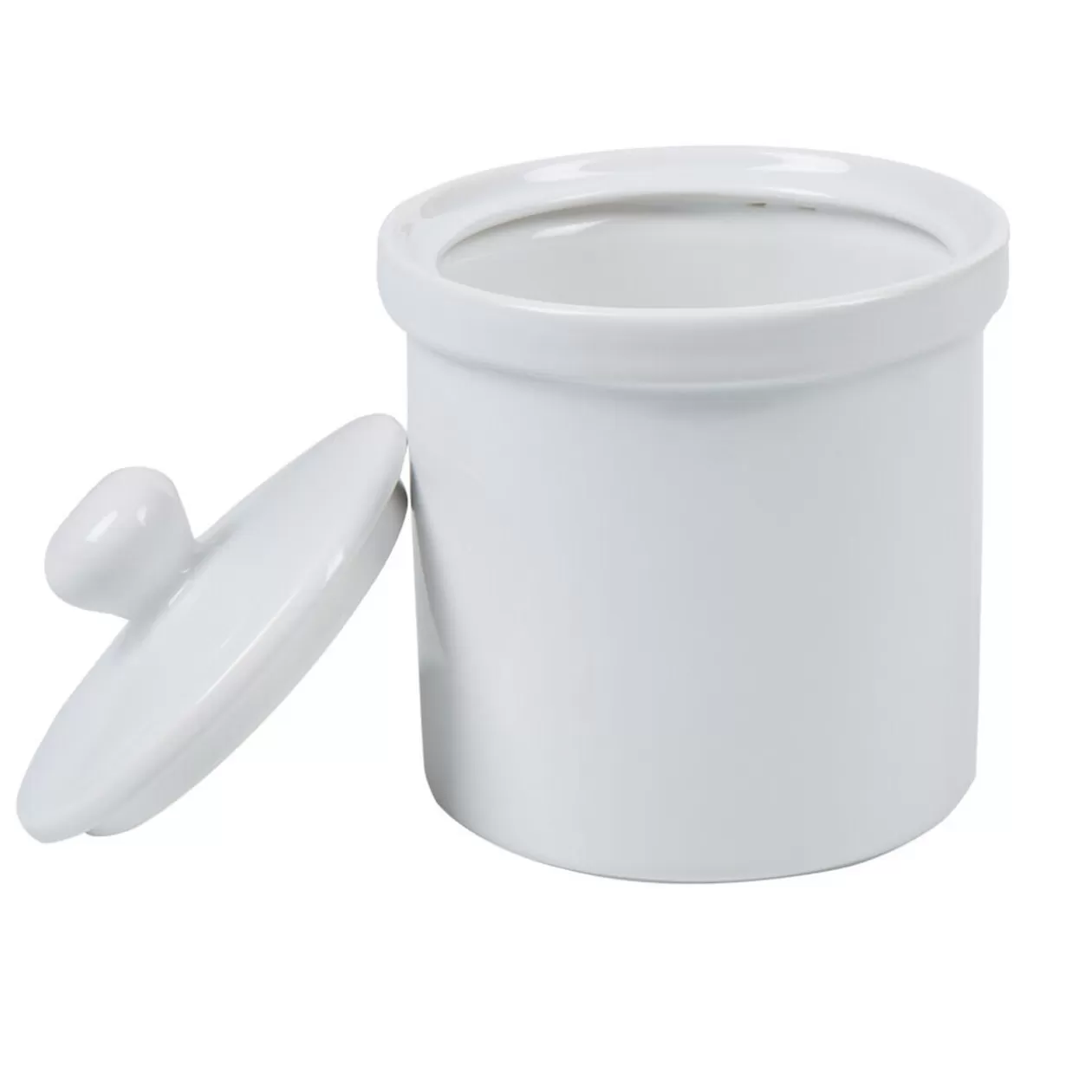 Gifi Pot avec couvercle blanc< Vaisselle Et Accessoires De Table