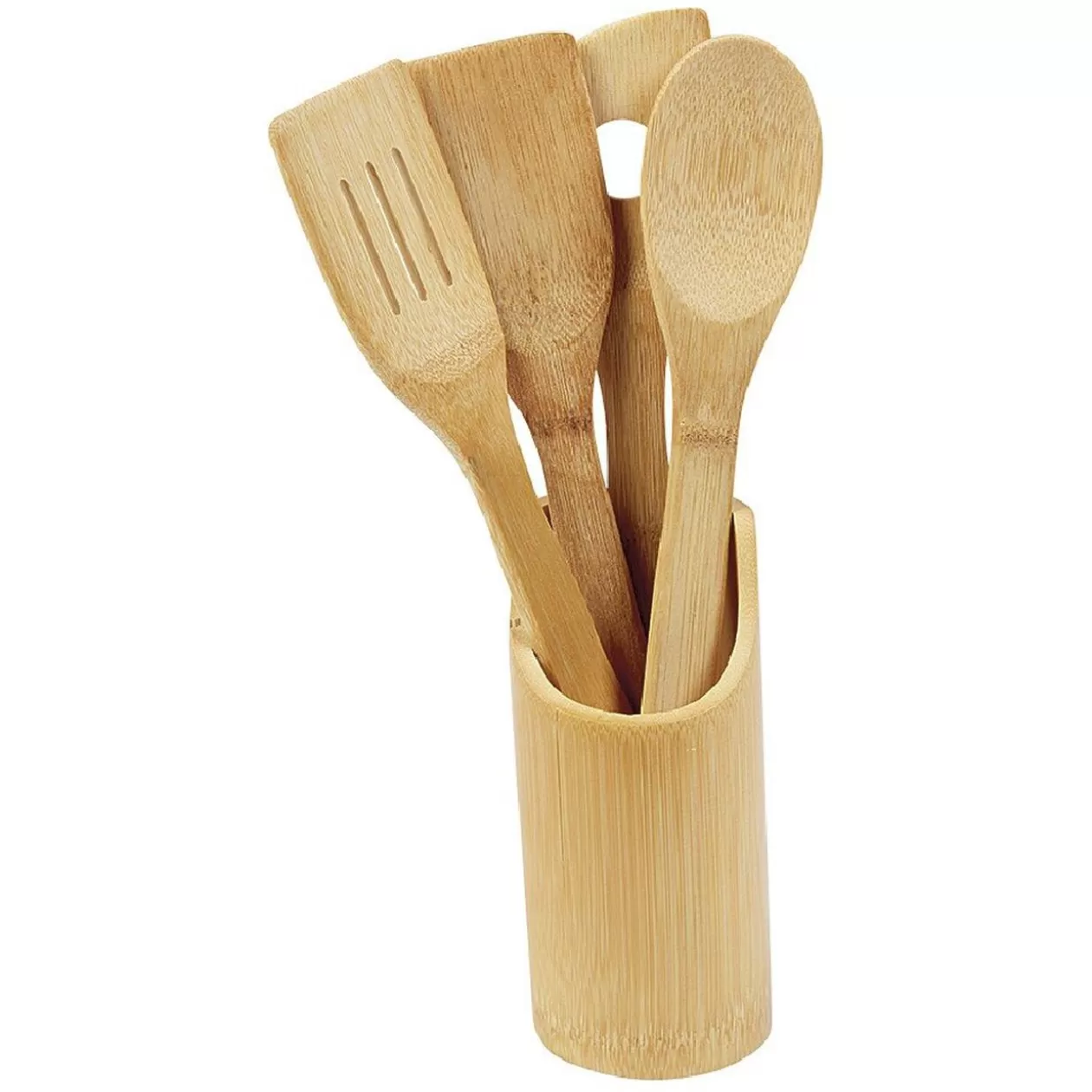 Gifi Pot avec ustensiles en bambou< Vaisselle Et Accessoires De Table
