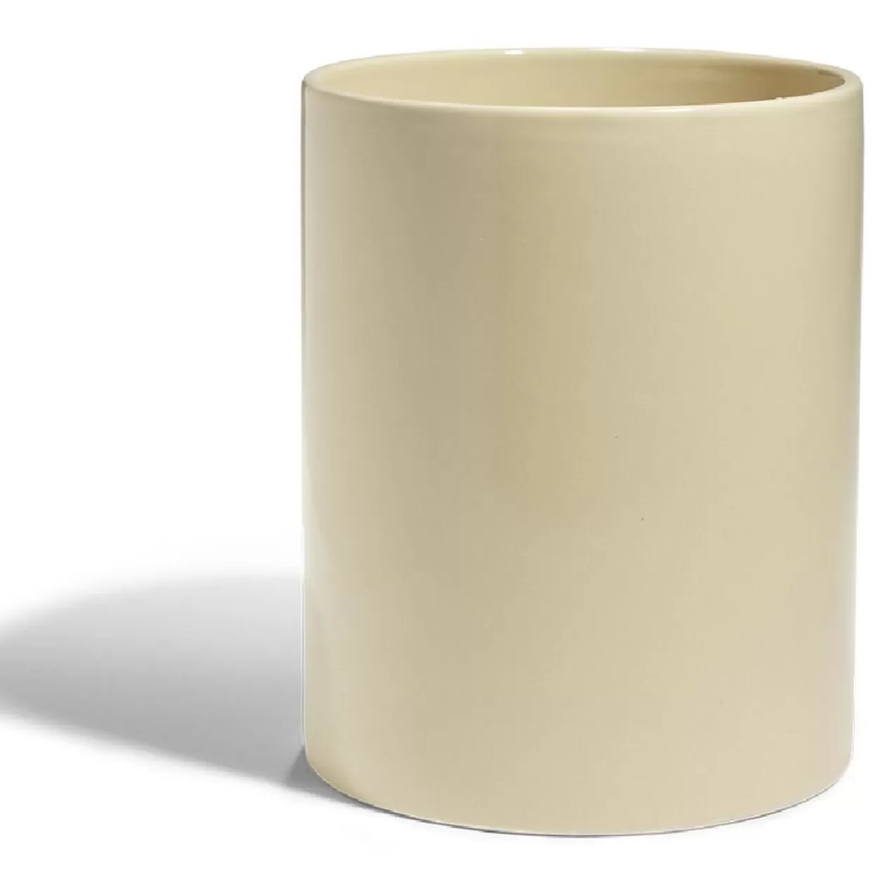Gifi Pot de conservation 1,6L grès carreau de ciment couvercle bambou Ø14,2xH17,7cm< Conservation Alimentaire