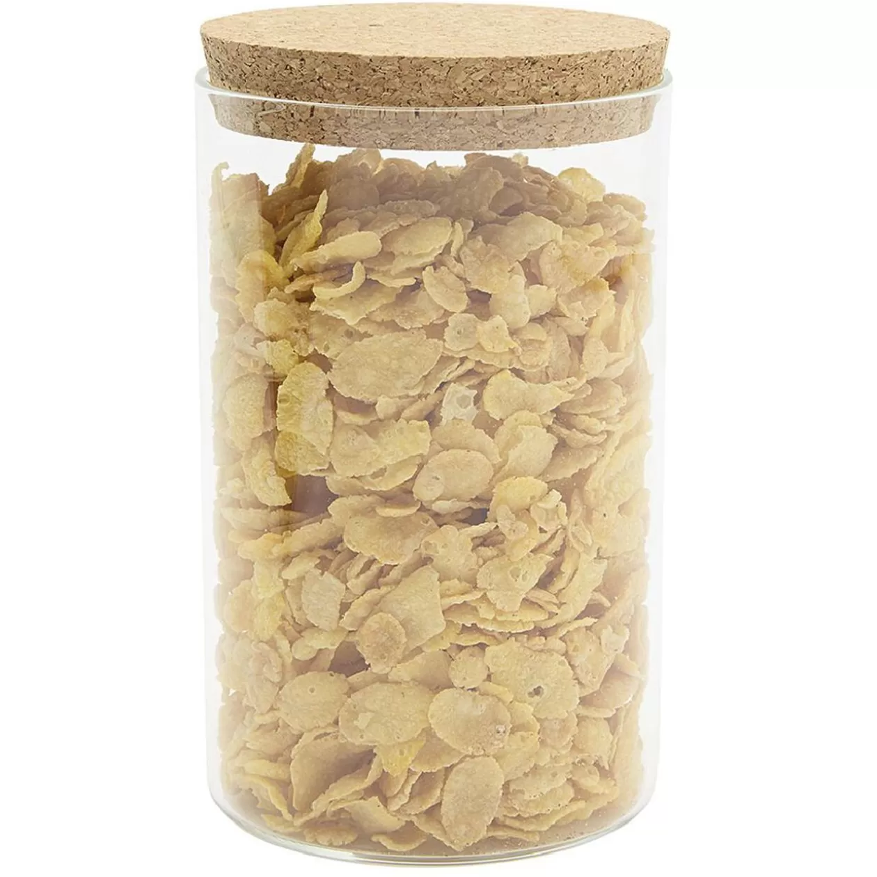 Gifi Pot de conservation en verre avec couvercle liège 1 L< Conservation Alimentaire