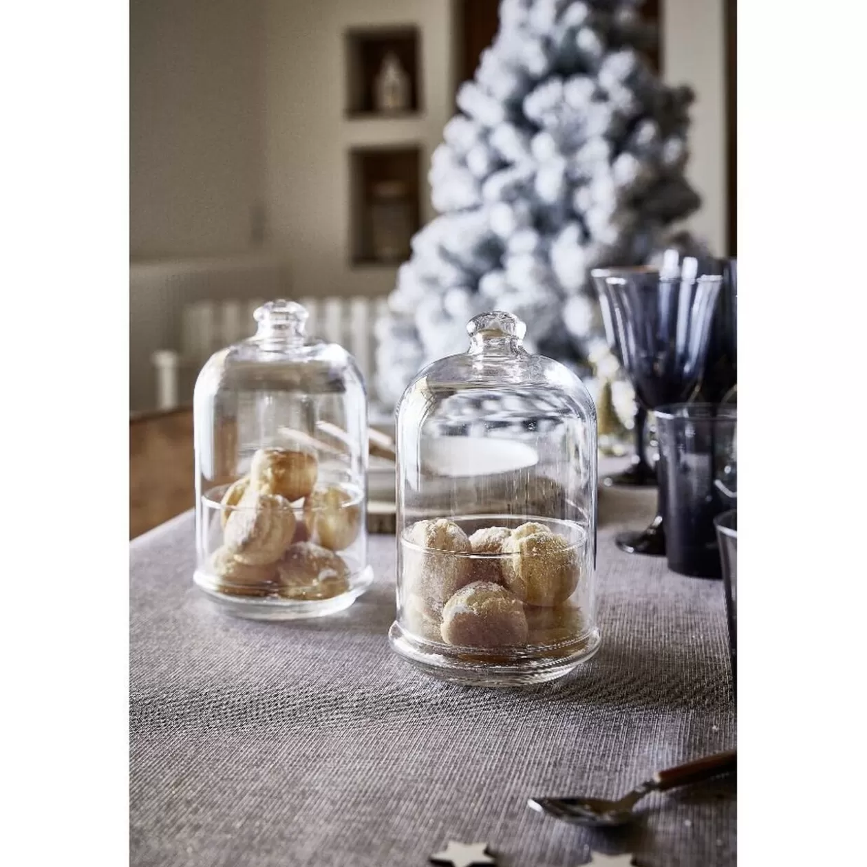 Gifi Présentoir pâtisserie sous cloche verre transparent< Vaisselle Et Accessoires De Table
