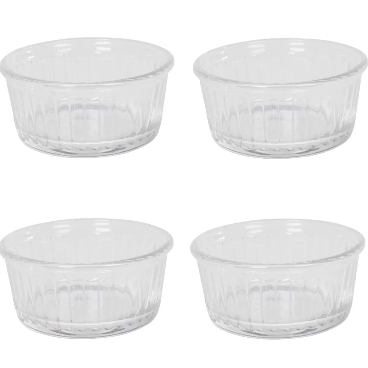 Gifi Ramequin individuel verre transparent x4< Cuisson