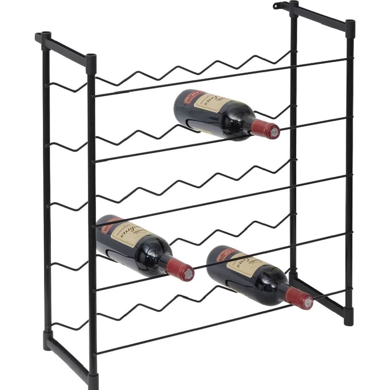 Gifi Range bouteilles métal noir 30 bouteilles< Rangement De Cuisine