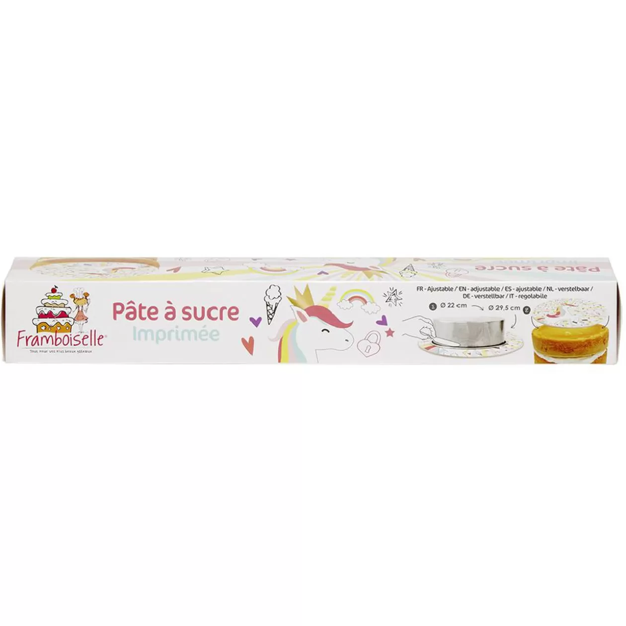 Gifi Rouleau de pâte à sucre motif licorne 150 g< Préparation Culinaire