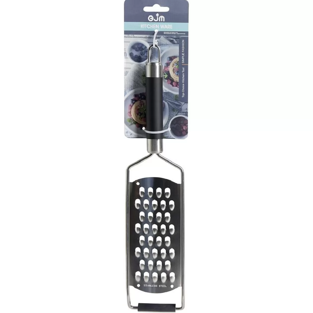 Gifi Râpe en inox manche inox avec manche en plastique L.32cm< Préparation Culinaire