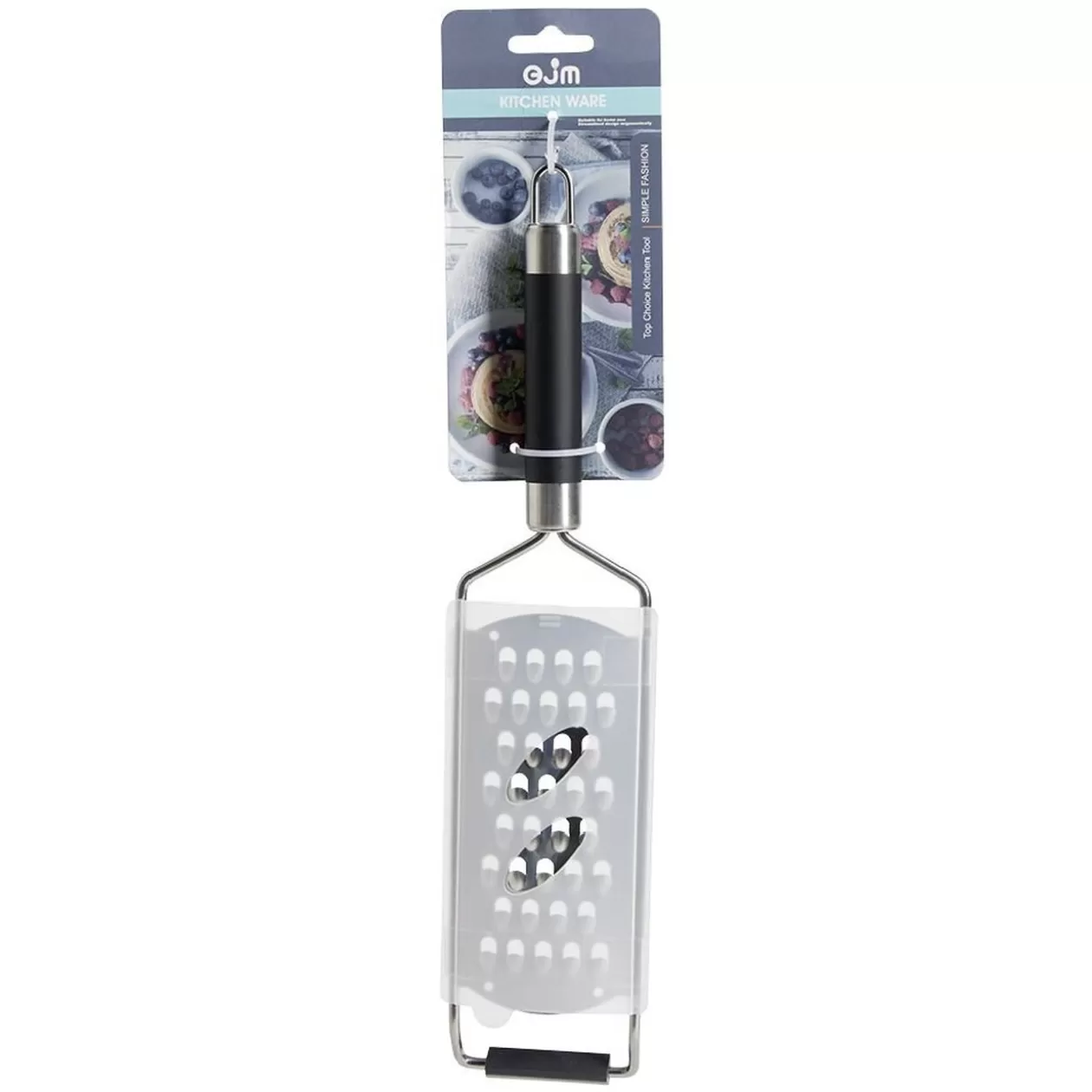 Gifi Râpe en inox manche inox avec manche en plastique L.32cm< Préparation Culinaire