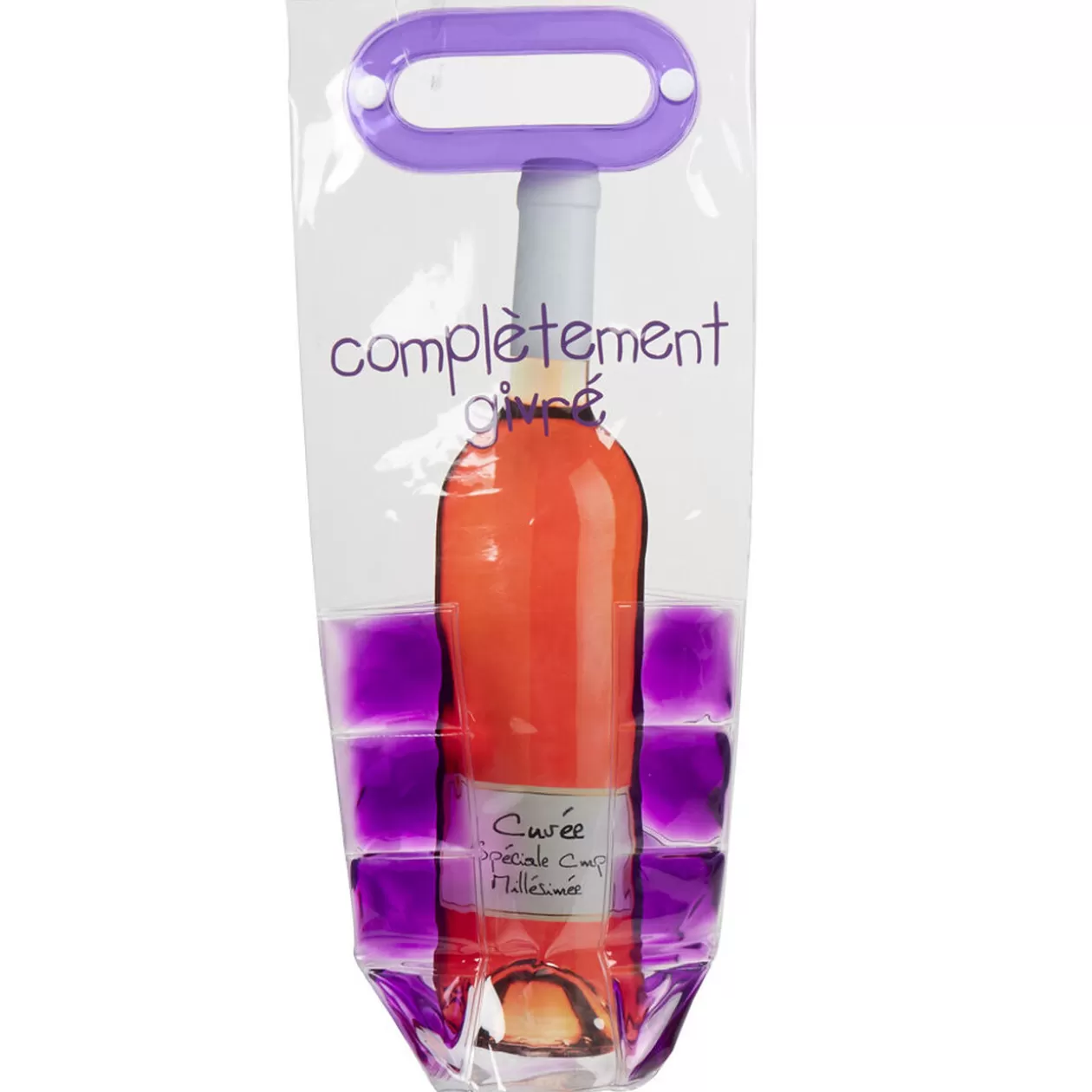 Gifi Sac rafraîchisseur bouteille vin transparent< Vaisselle Et Accessoires De Table