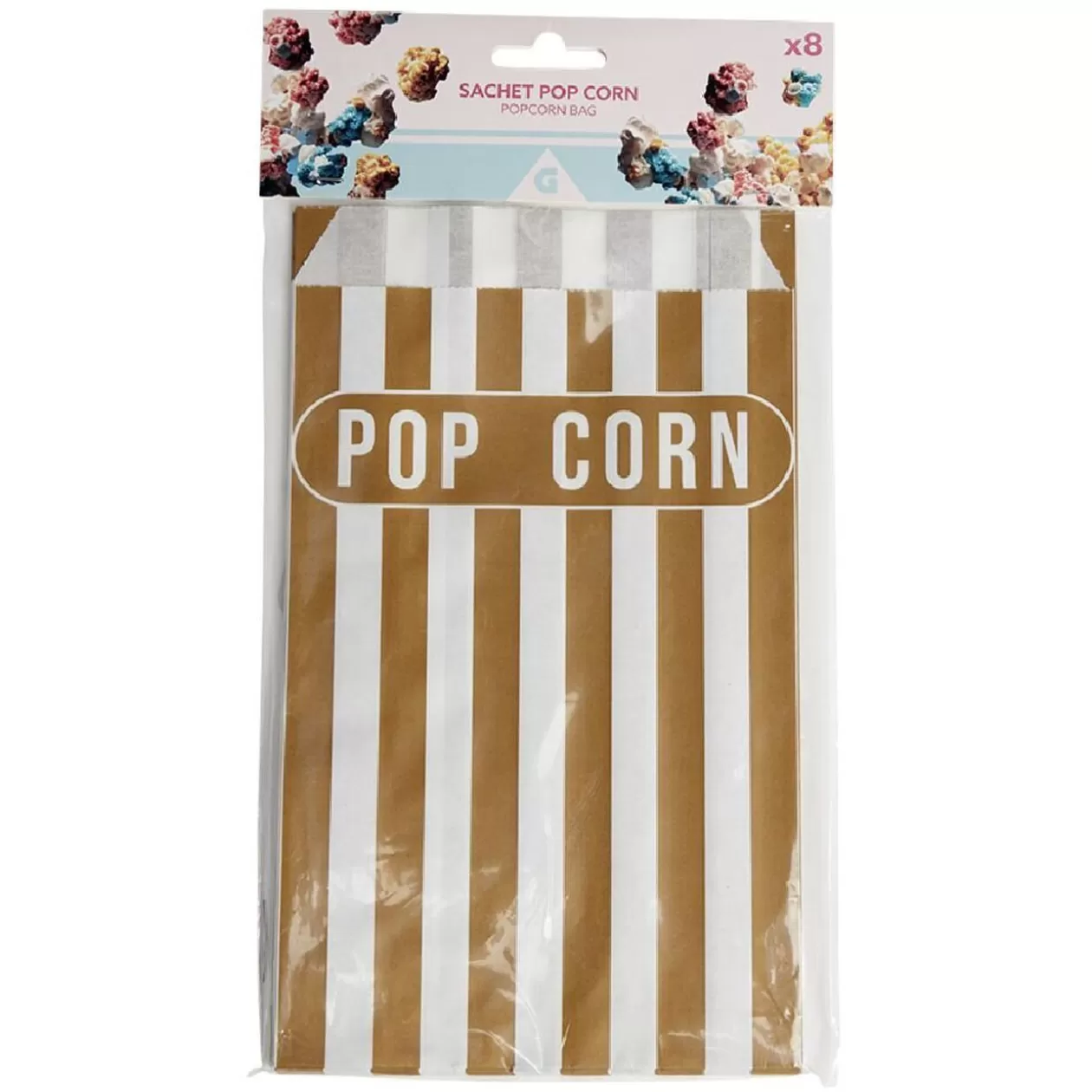 Gifi Sachet à pop corn x8< Conservation Alimentaire