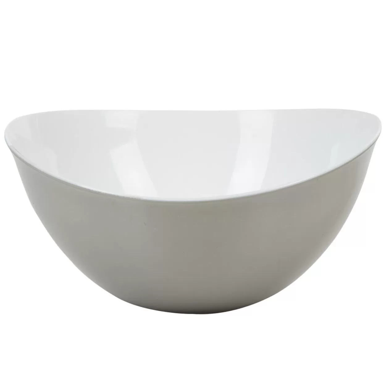 Gifi Saladier bicolore gris blanc< Vaisselle Et Accessoires De Table