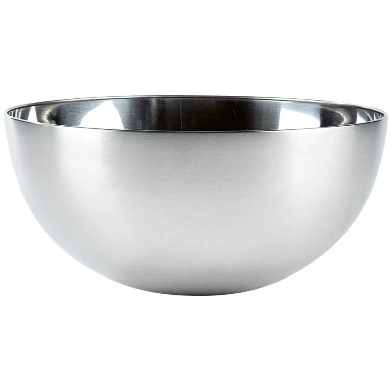 Saladier en inox argenté>Gifi Store