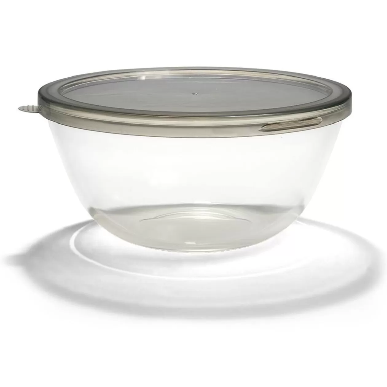Saladier en verre 2,5L avec couvercle en plastique>Gifi Flash Sale
