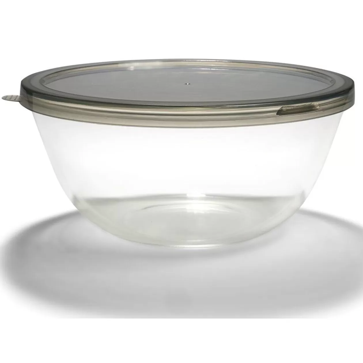 Saladier en verre 4L avec couvercle en plastique>Gifi Best