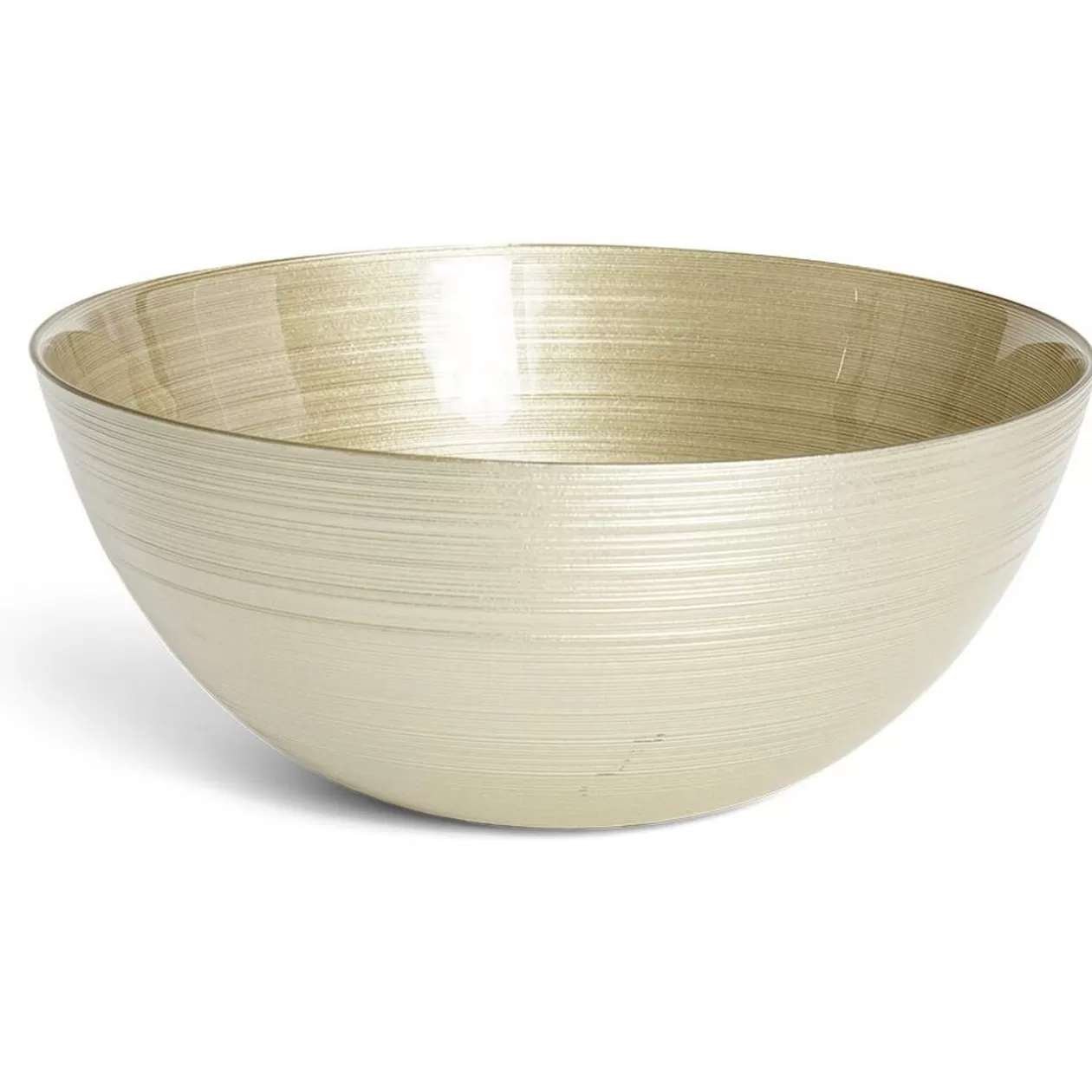 Gifi Saladier en verre doré Ø30xH10cm< Vaisselle Et Accessoires De Table