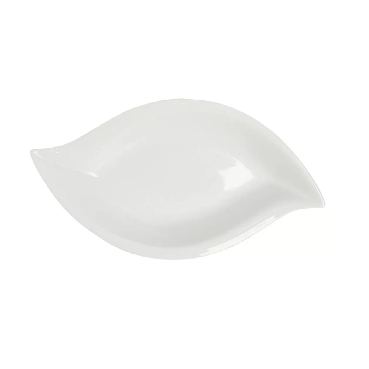 Gifi Saladier forme feuille porcelaine uni blanc< Vaisselle Et Accessoires De Table
