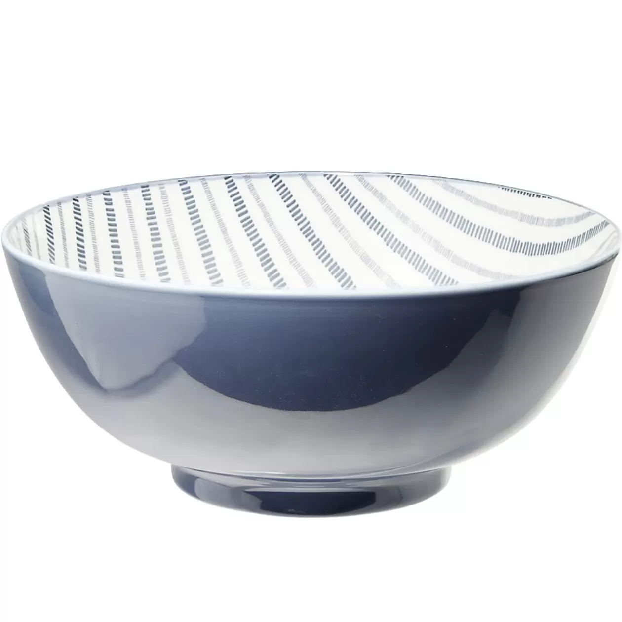 Gifi Saladier haut en porcelaine décor intérieur, extérieur uni Ø20xH9,7cm< Vaisselle Et Accessoires De Table