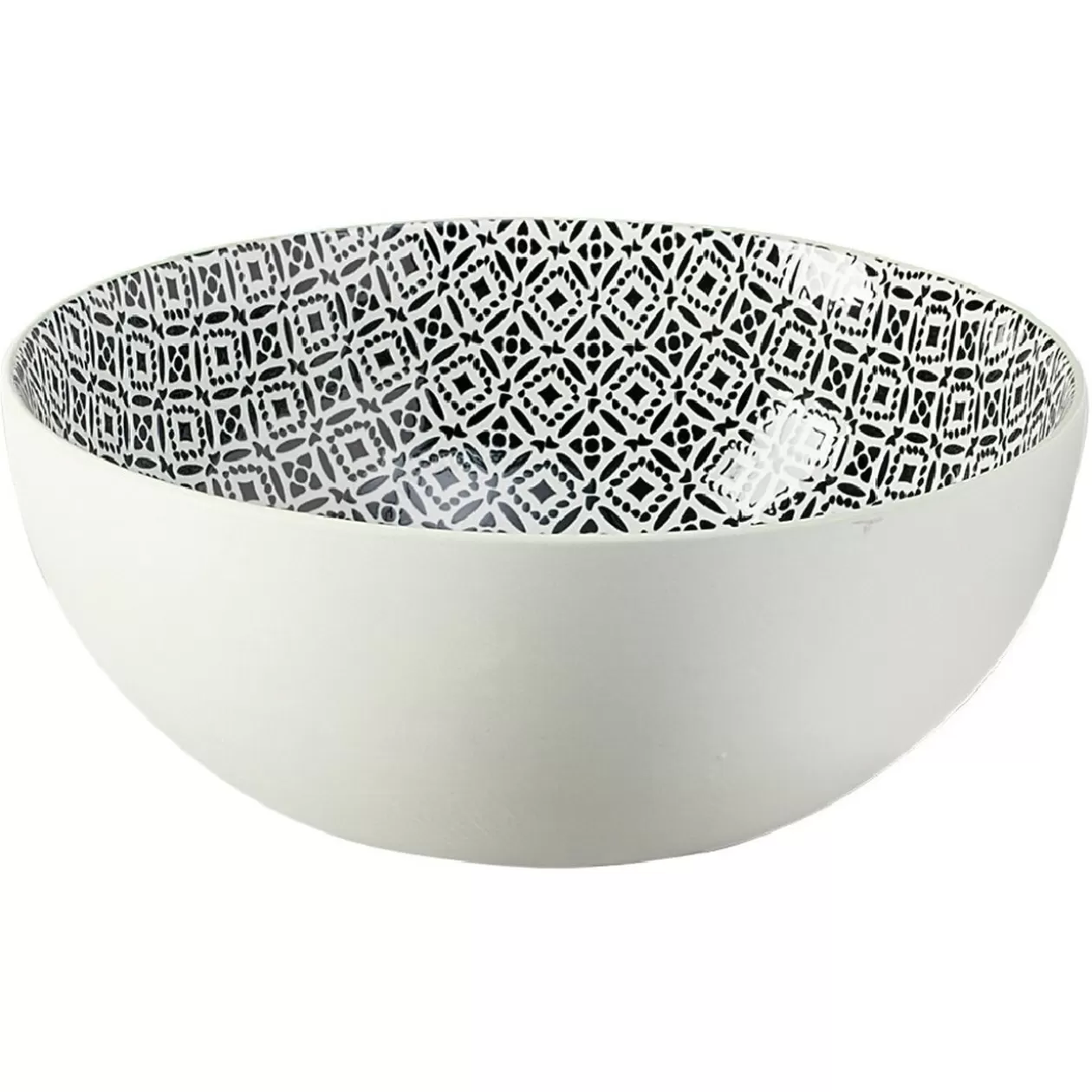 Saladier motif géométrique en céramique>Gifi Discount