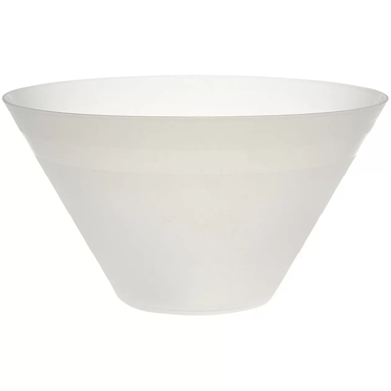 Saladier plastique blanc translucide Ø28xH10 cm>Gifi New