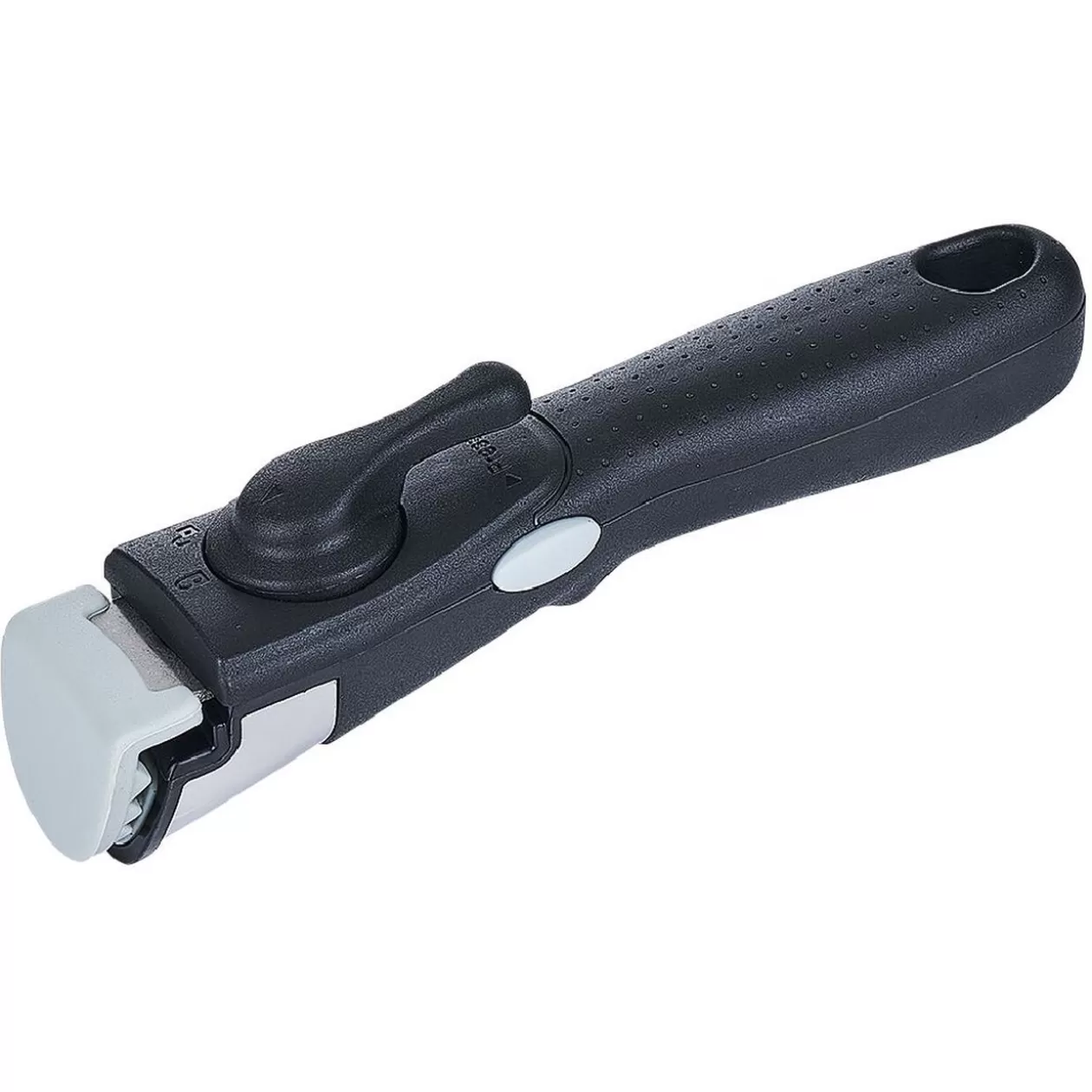 Gifi Sauteuse aluminium noir avec couvercle verre et poignée amovible Ø24cm< Cuisson