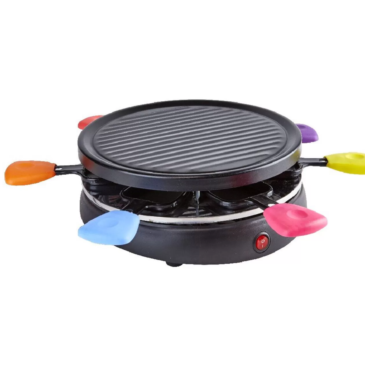 Gifi Service à raclette grill caquelon multicolore 6 personnes< Petit Électroménager