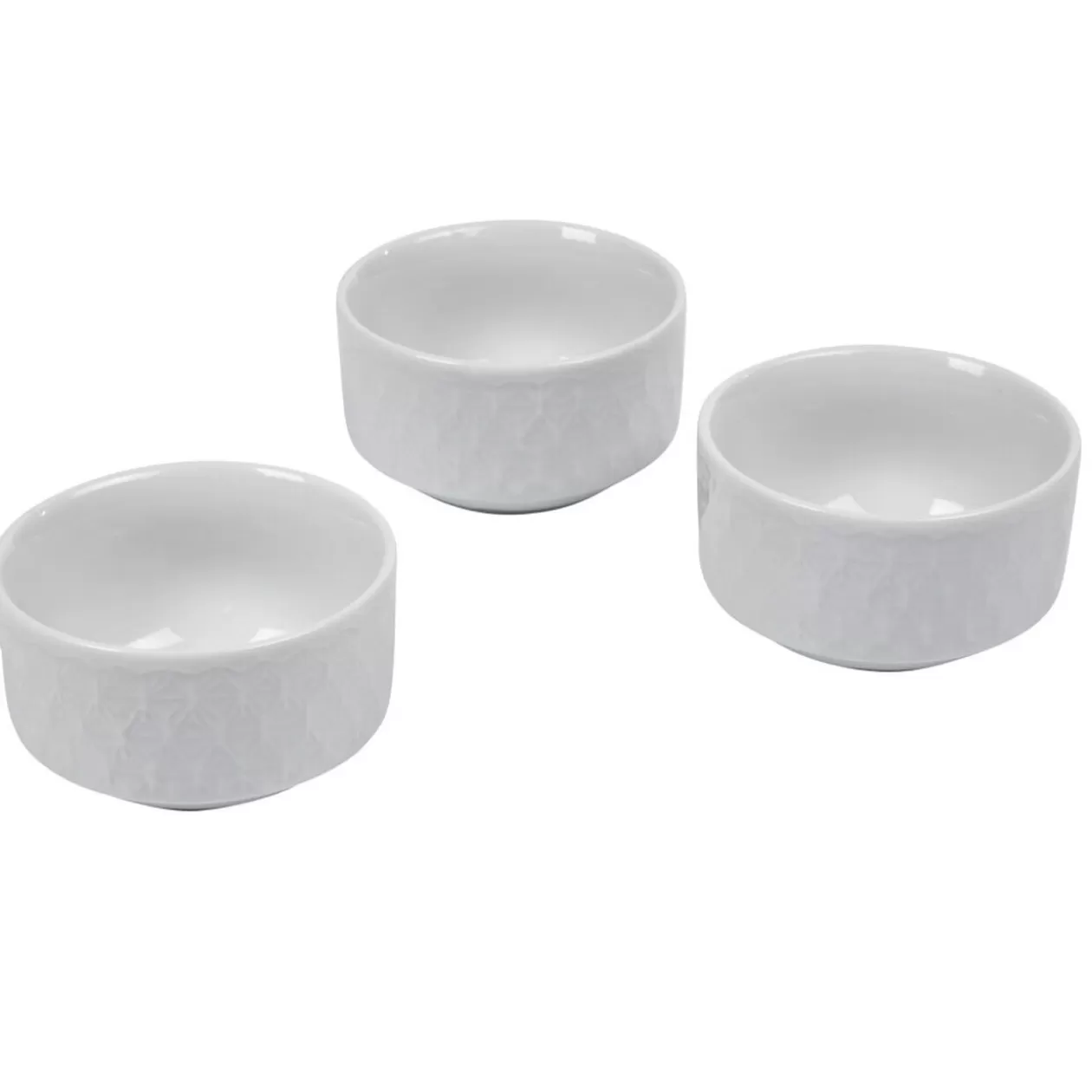 Gifi Service à tapas blanc 3 pièces< Vaisselle Et Accessoires De Table