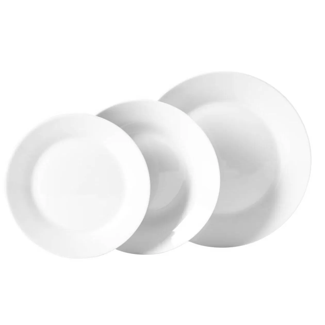 Gifi Service à vaisselle blanc rond 18 pièces< Vaisselle Et Accessoires De Table