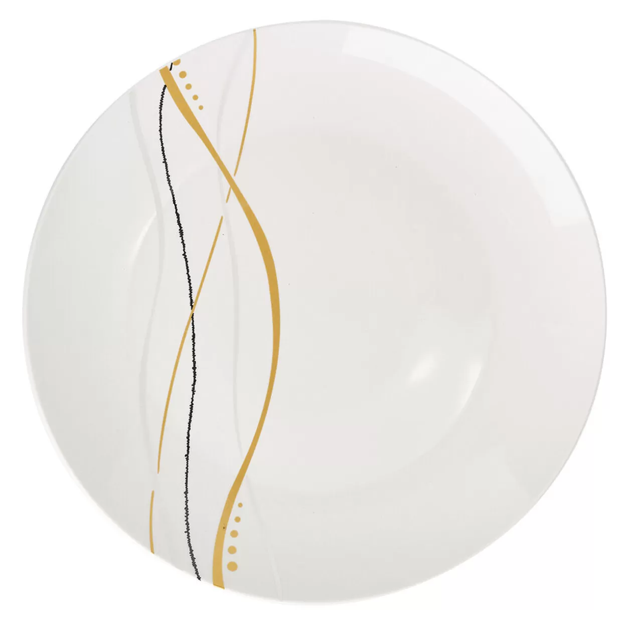 Gifi Service de table motif doré argenté pour 6 personnes< Vaisselle Et Accessoires De Table