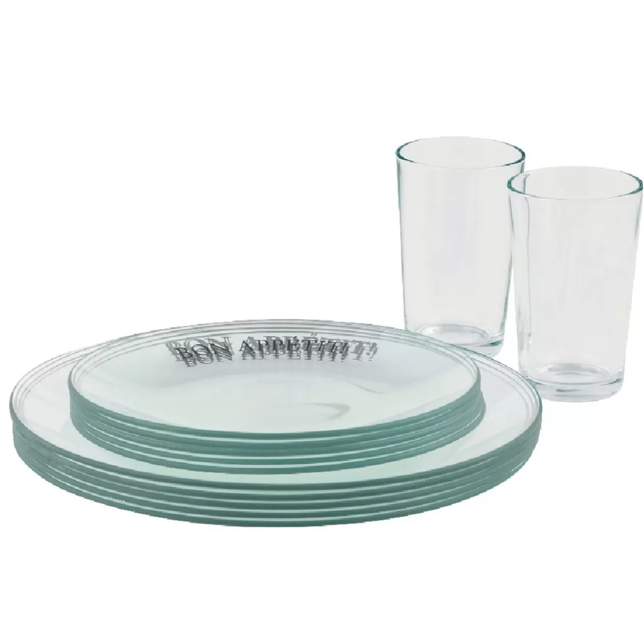 Gifi Service de vaisselle en verre Bon Appétit< Vaisselle Et Accessoires De Table