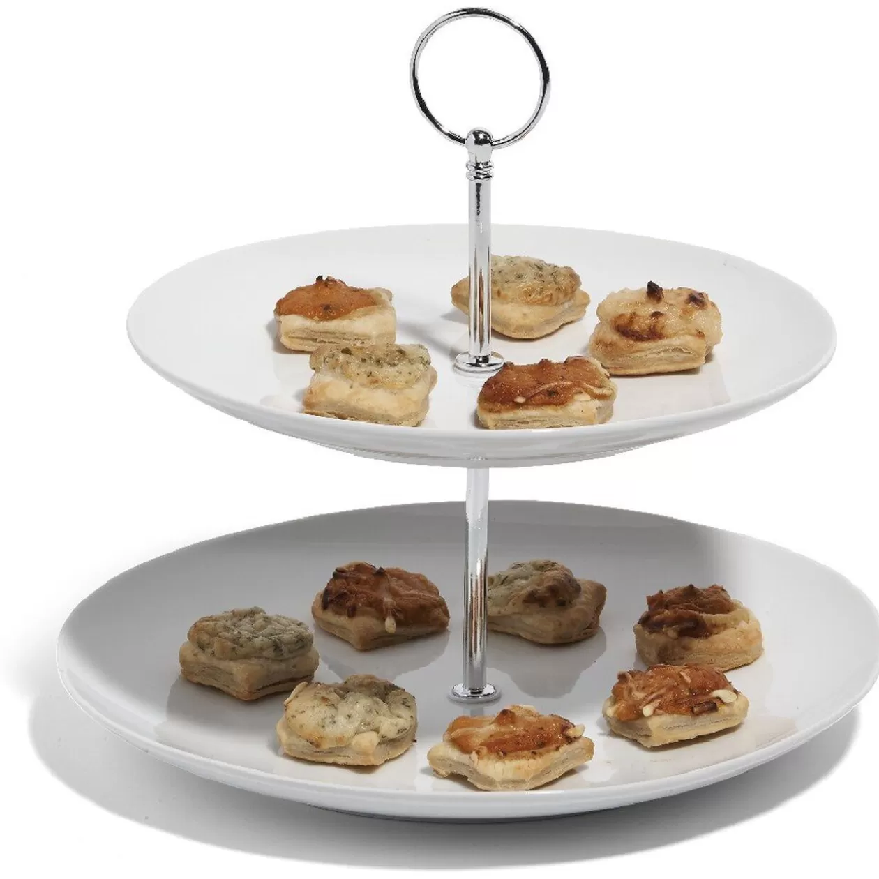 Gifi Serviteur 2 niveaux blanc< Vaisselle Et Accessoires De Table
