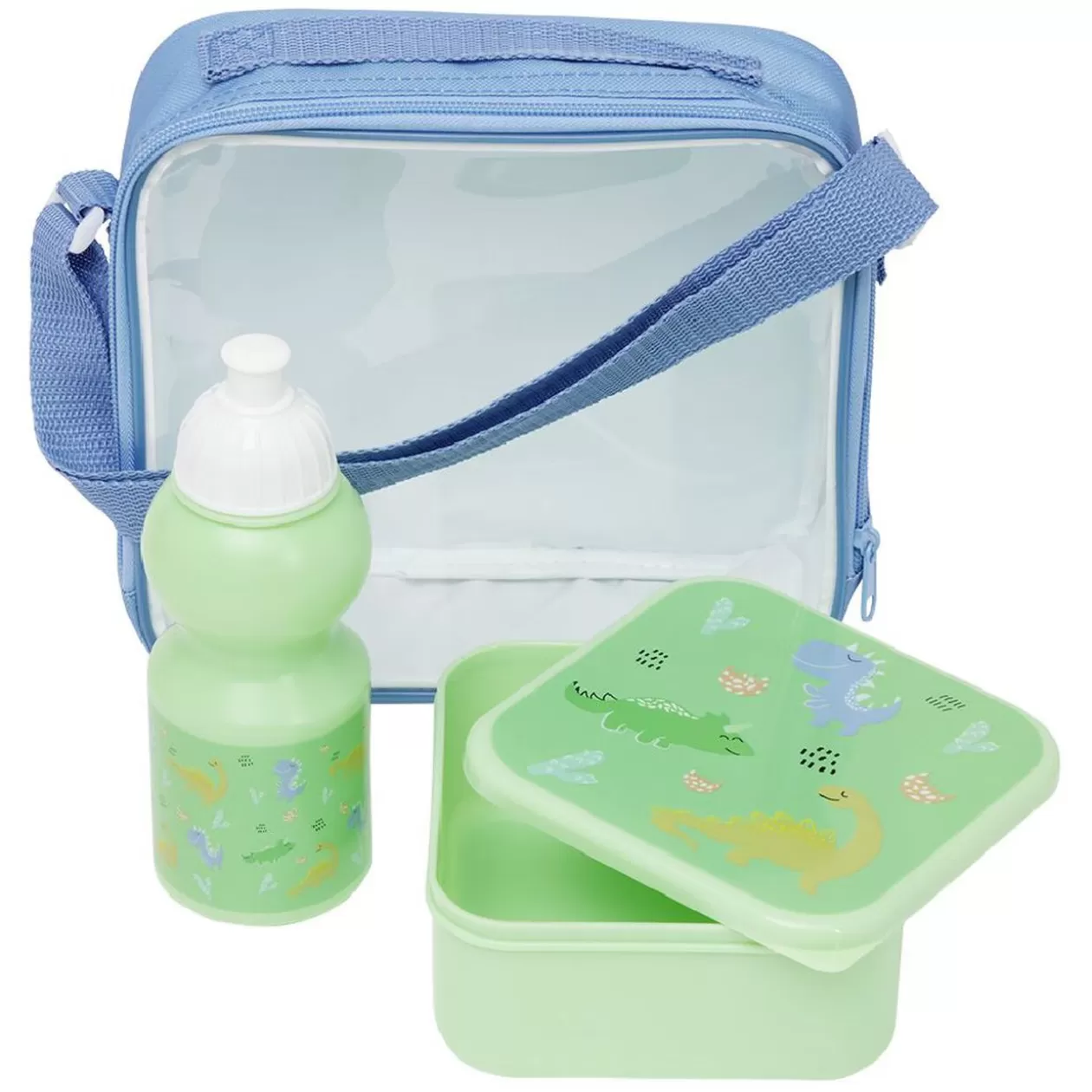 Gifi Set déjeuner Enfant lunchbox avec bouteille et sac de transport< Conservation Alimentaire