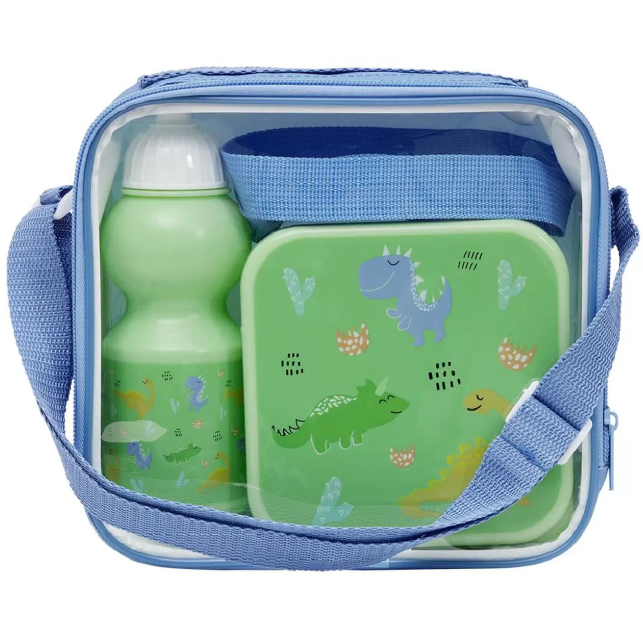 Gifi Set déjeuner Enfant lunchbox avec bouteille et sac de transport< Conservation Alimentaire