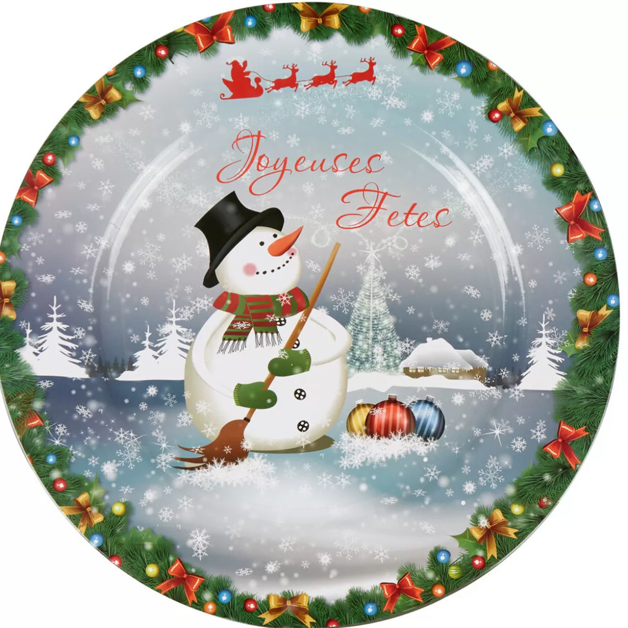 Gifi Sous assiette design bonhomme de neige< Vaisselle Et Accessoires De Table