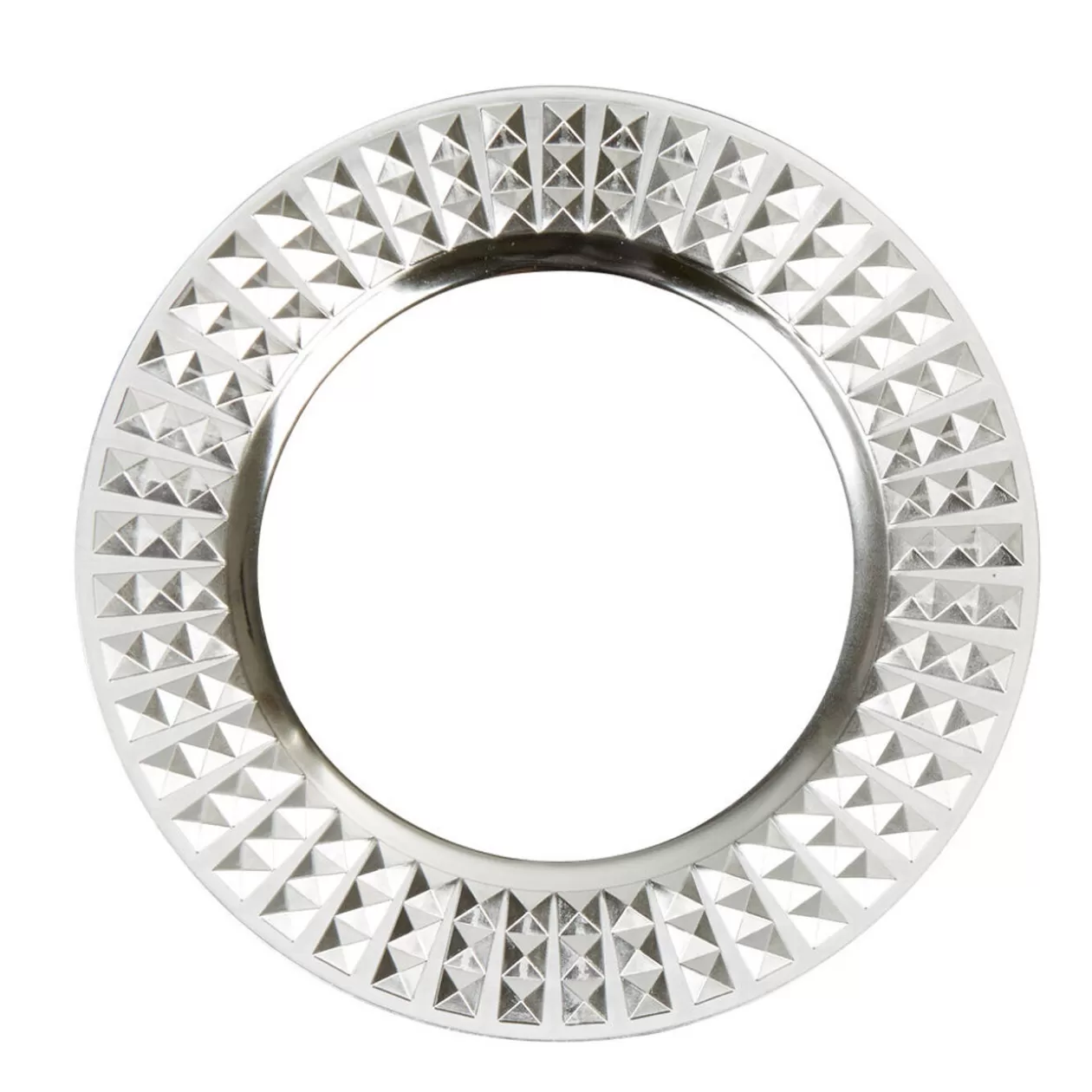 Gifi Sous assiette plastique argent effet diamant< Vaisselle Et Accessoires De Table