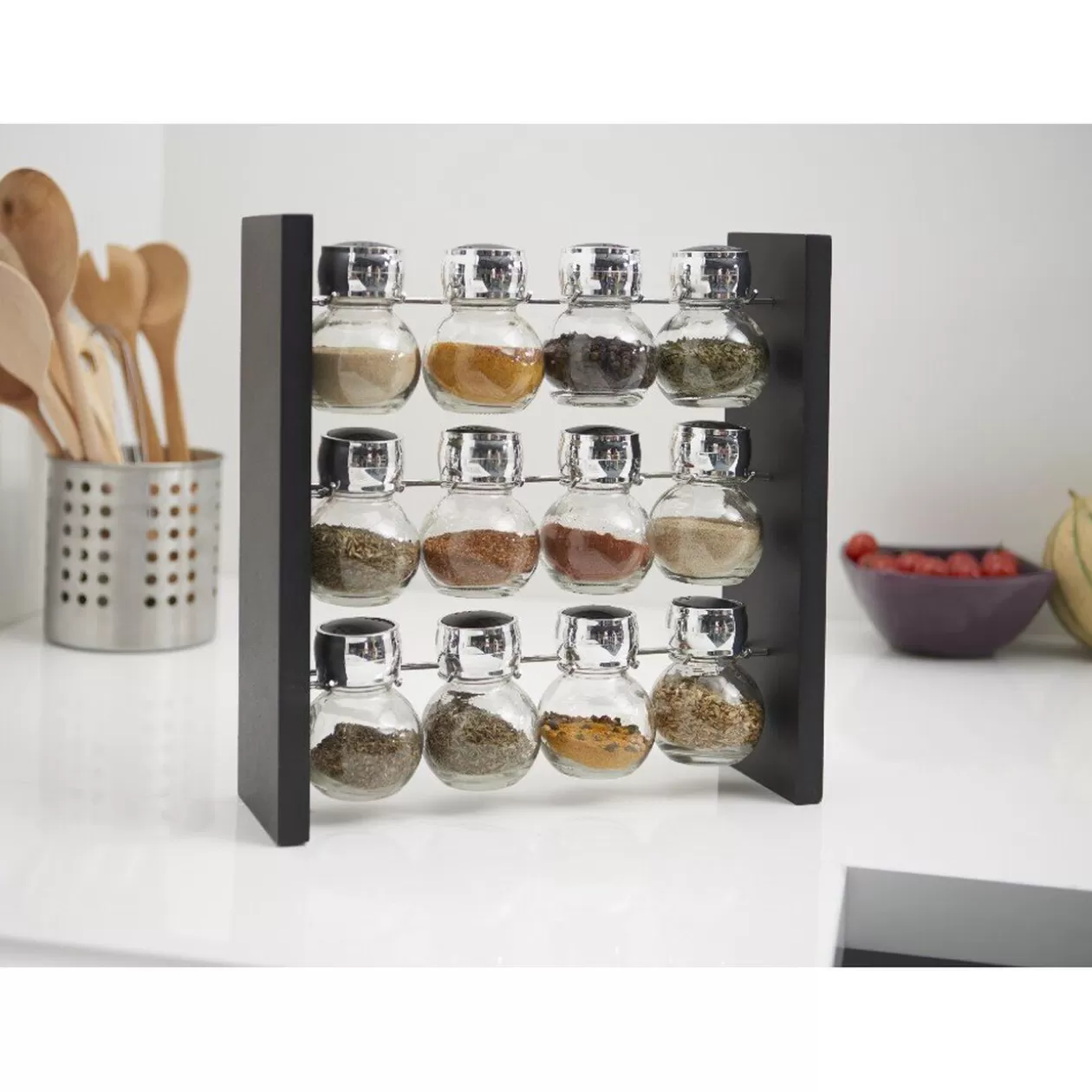Gifi Support et 12 pots à épices< Vaisselle Et Accessoires De Table