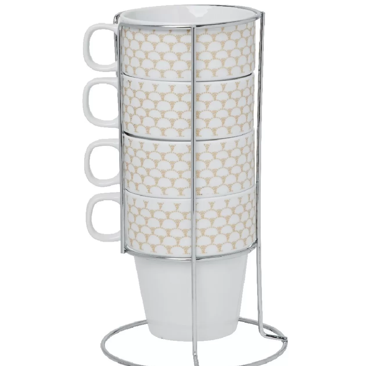 Gifi Support tasse avec 4 tasses empilables< Vaisselle Et Accessoires De Table