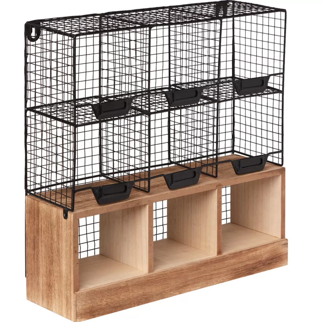 Gifi Étagère de cuisine 6 casiers pour épices noir naturel< Rangement De Cuisine