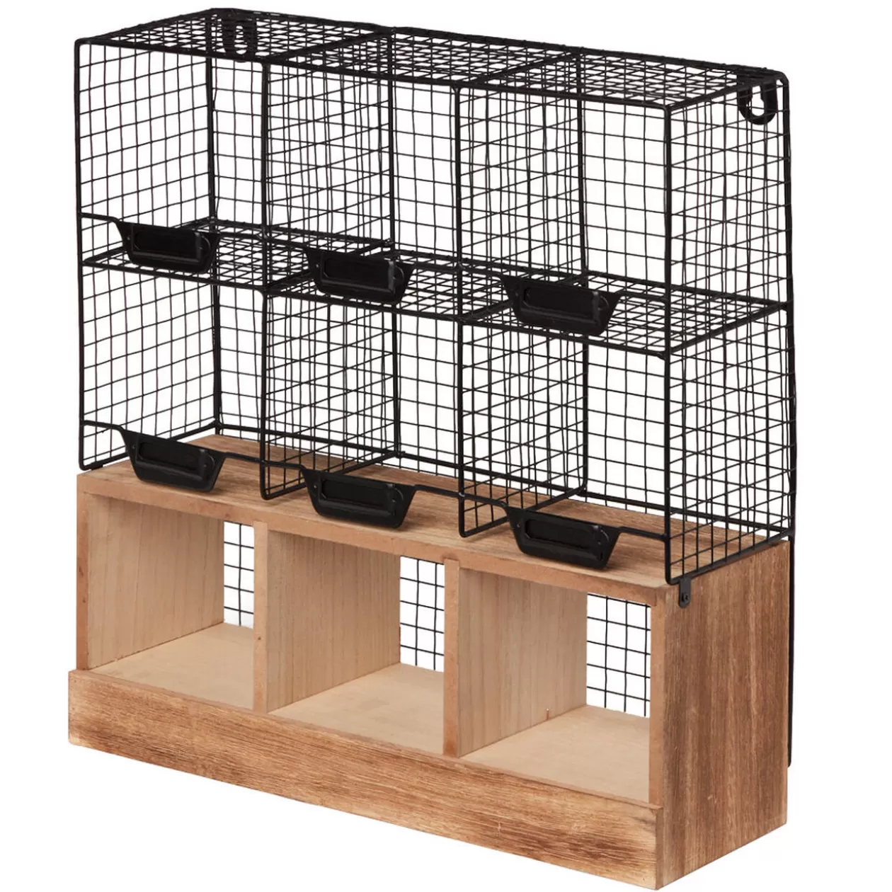 Gifi Étagère de cuisine 6 casiers pour épices noir naturel< Rangement De Cuisine