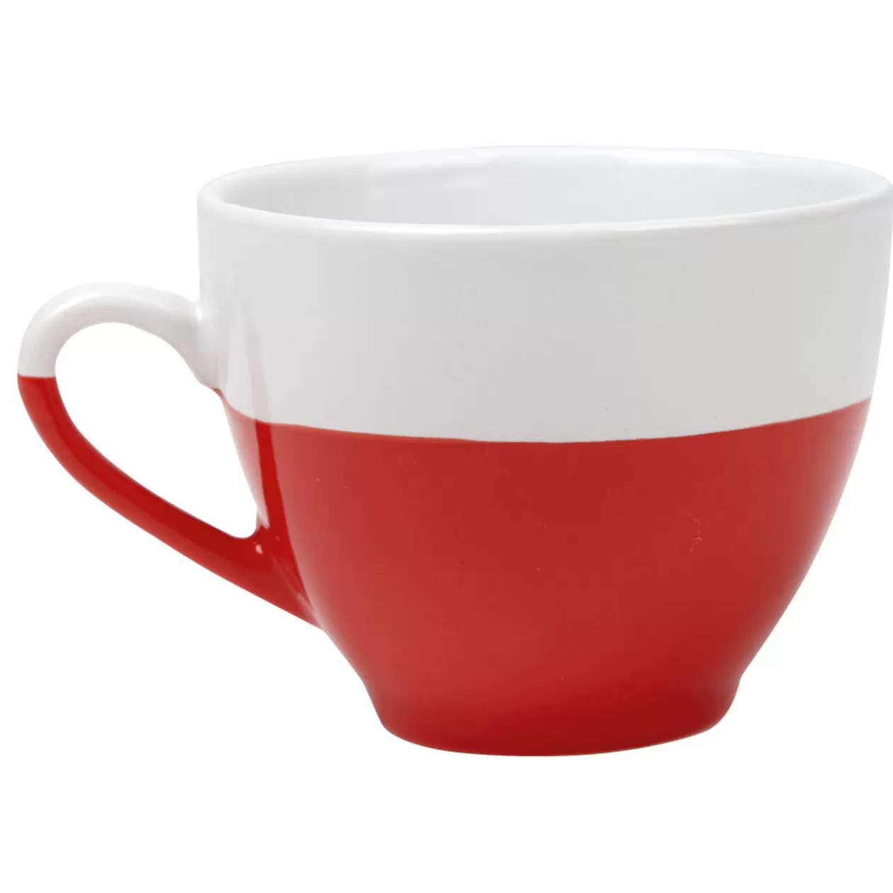 Gifi Tasse à café bicolore rouge et blanc< Vaisselle Et Accessoires De Table