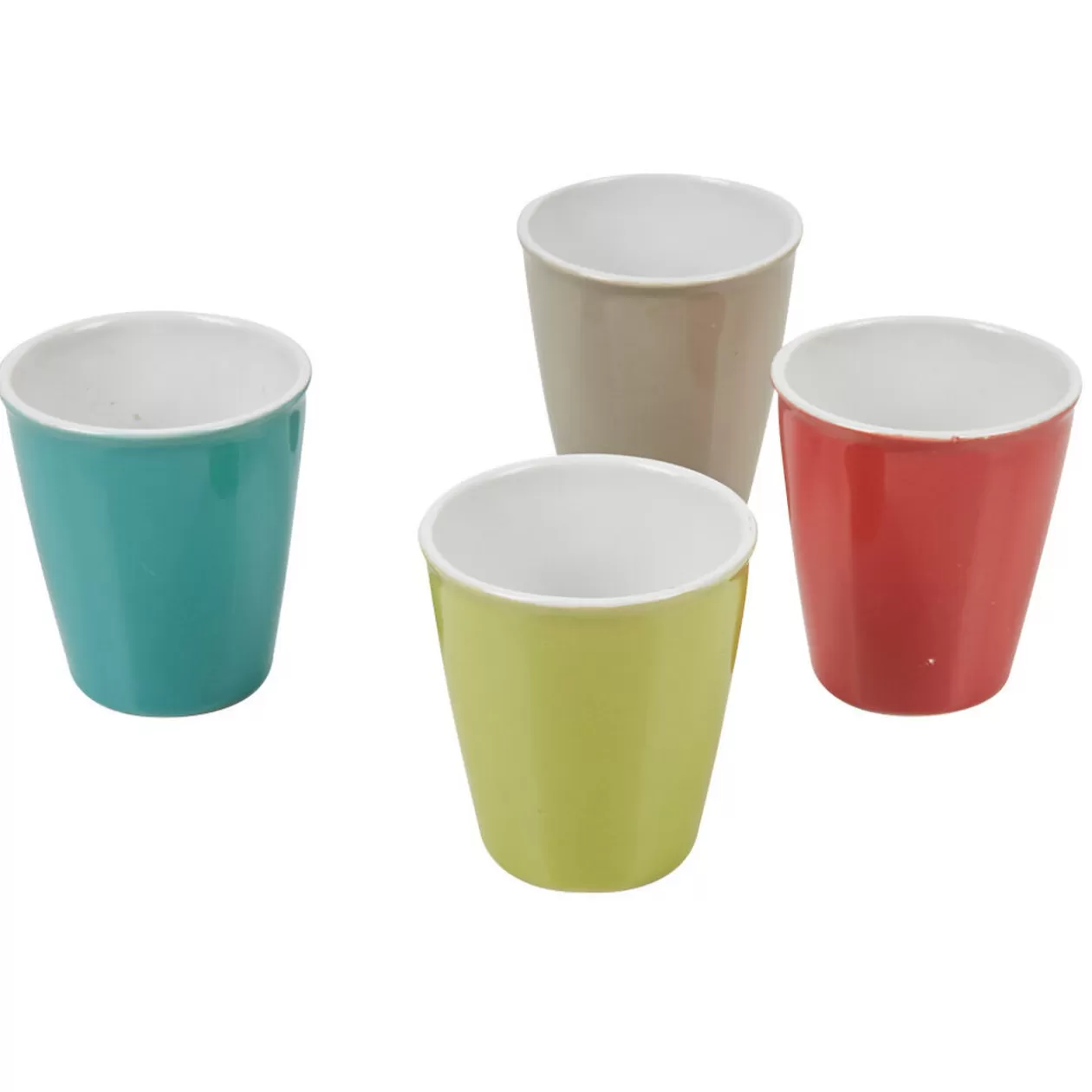 Gifi Tasse à expresso multicolore x4< Vaisselle Et Accessoires De Table
