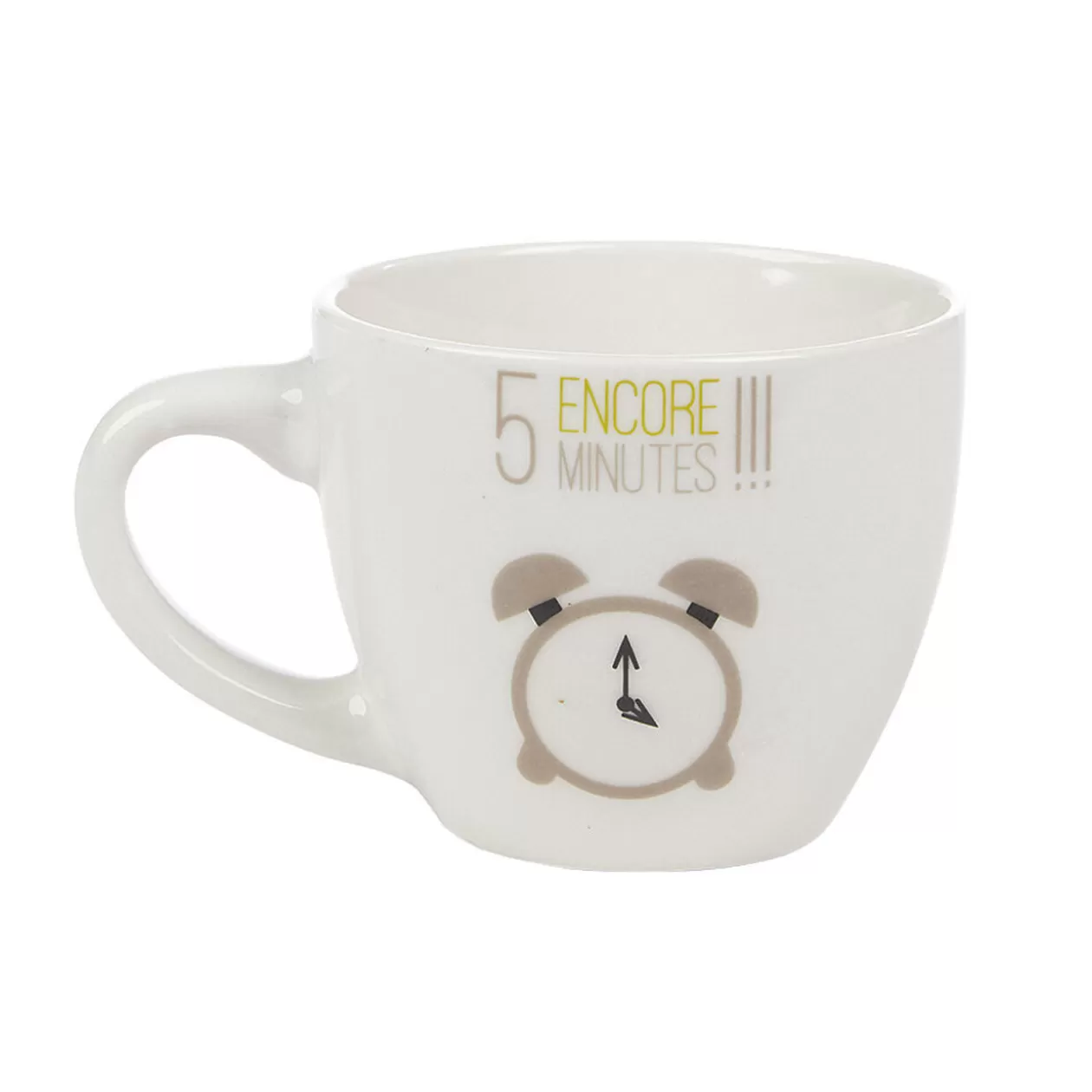 Tasse à expresso porcelaine blanc à motif réveil 9 cl>Gifi Sale