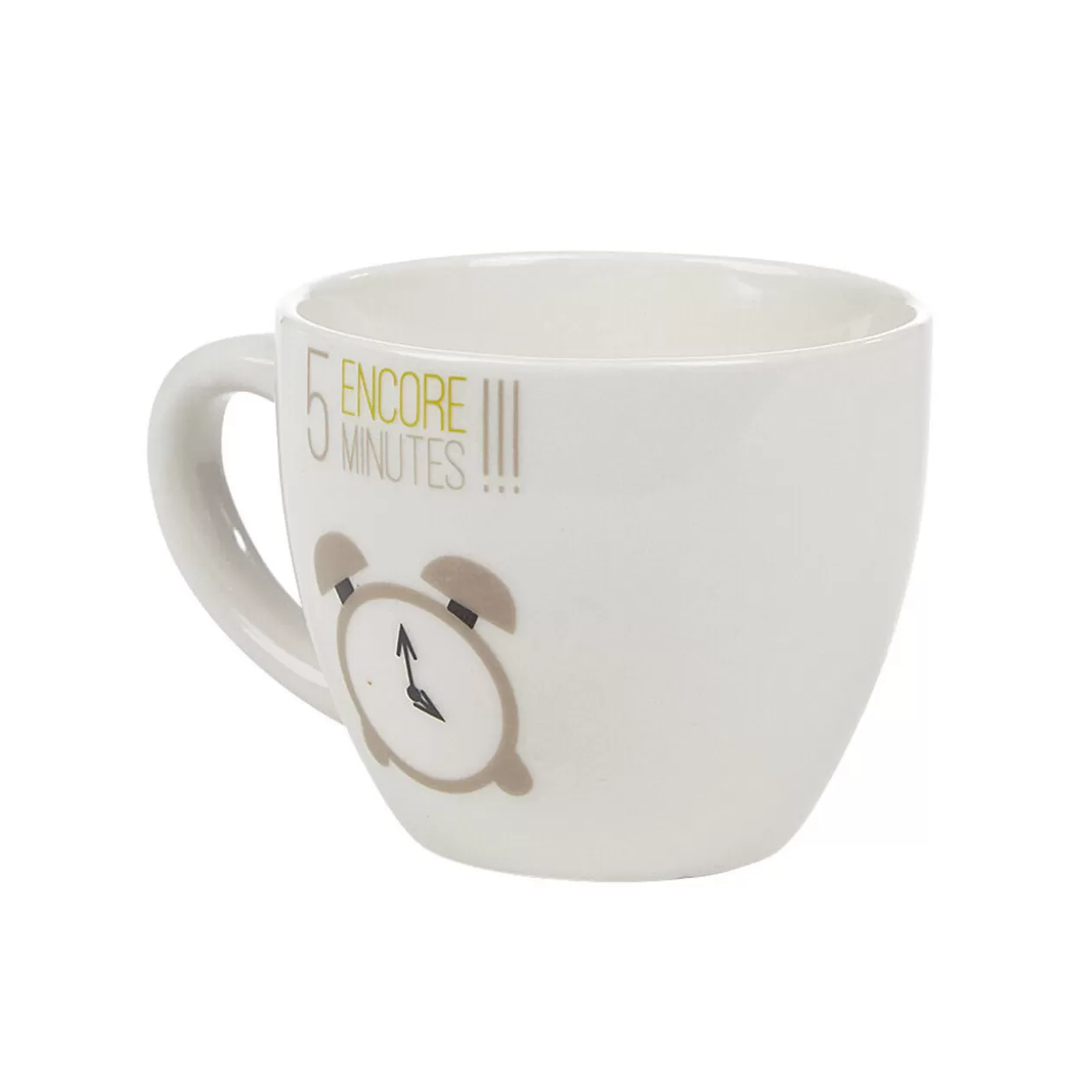Tasse à expresso porcelaine blanc à motif réveil 9 cl>Gifi Sale