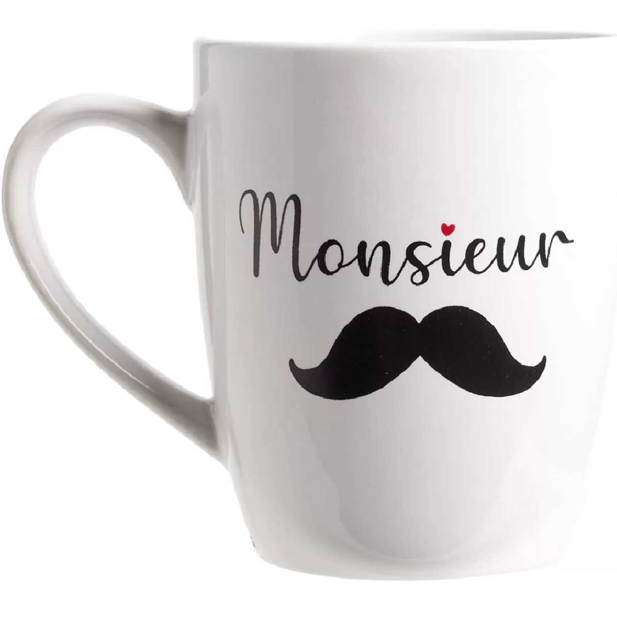 Gifi Tasse en céramique Monsieur ou Madame H12 cm< Vaisselle Et Accessoires De Table