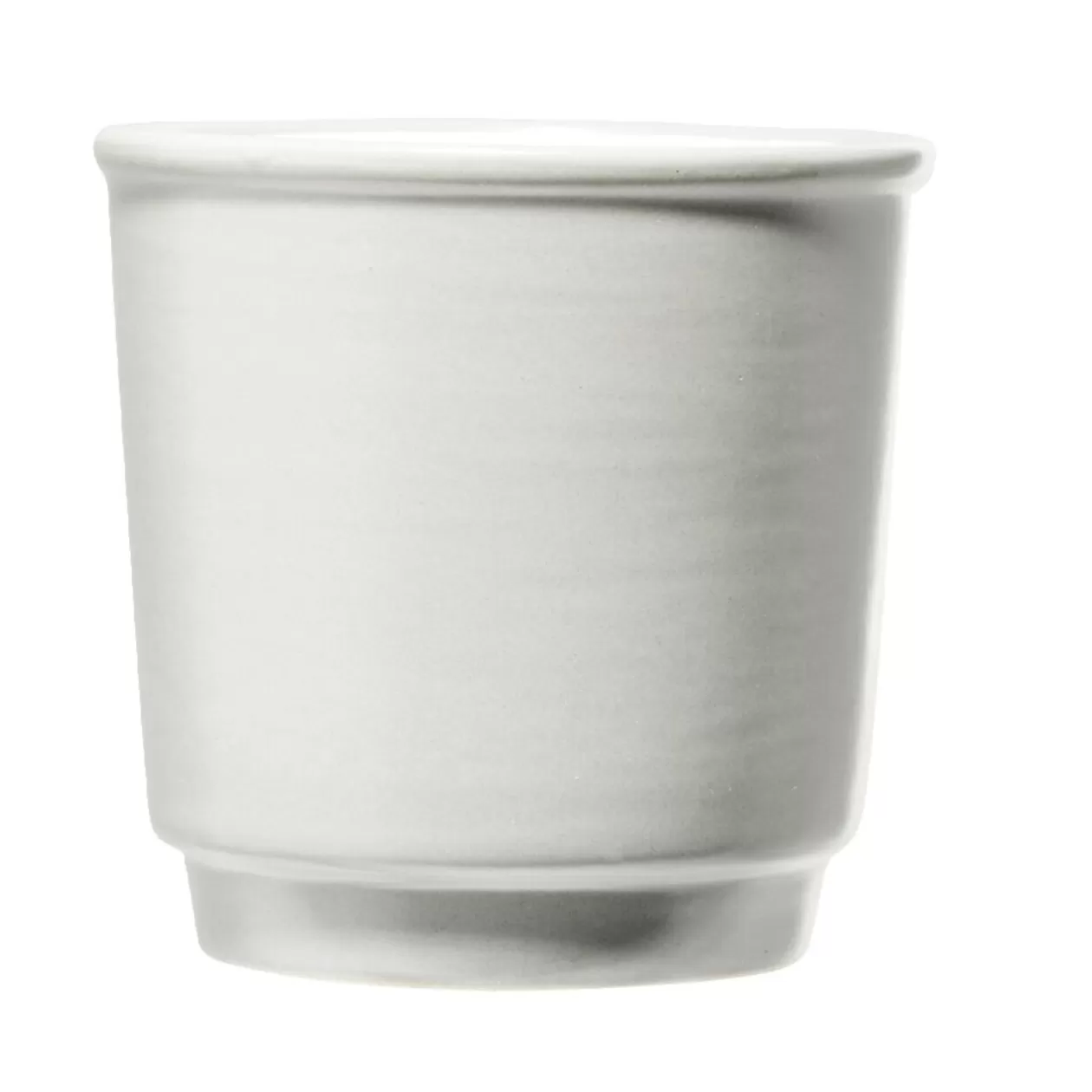 Gifi Tasse en grès espresso sans anse bleu intérieur blanc 9cl Ø6,2xH6,2cm< Vaisselle Et Accessoires De Table