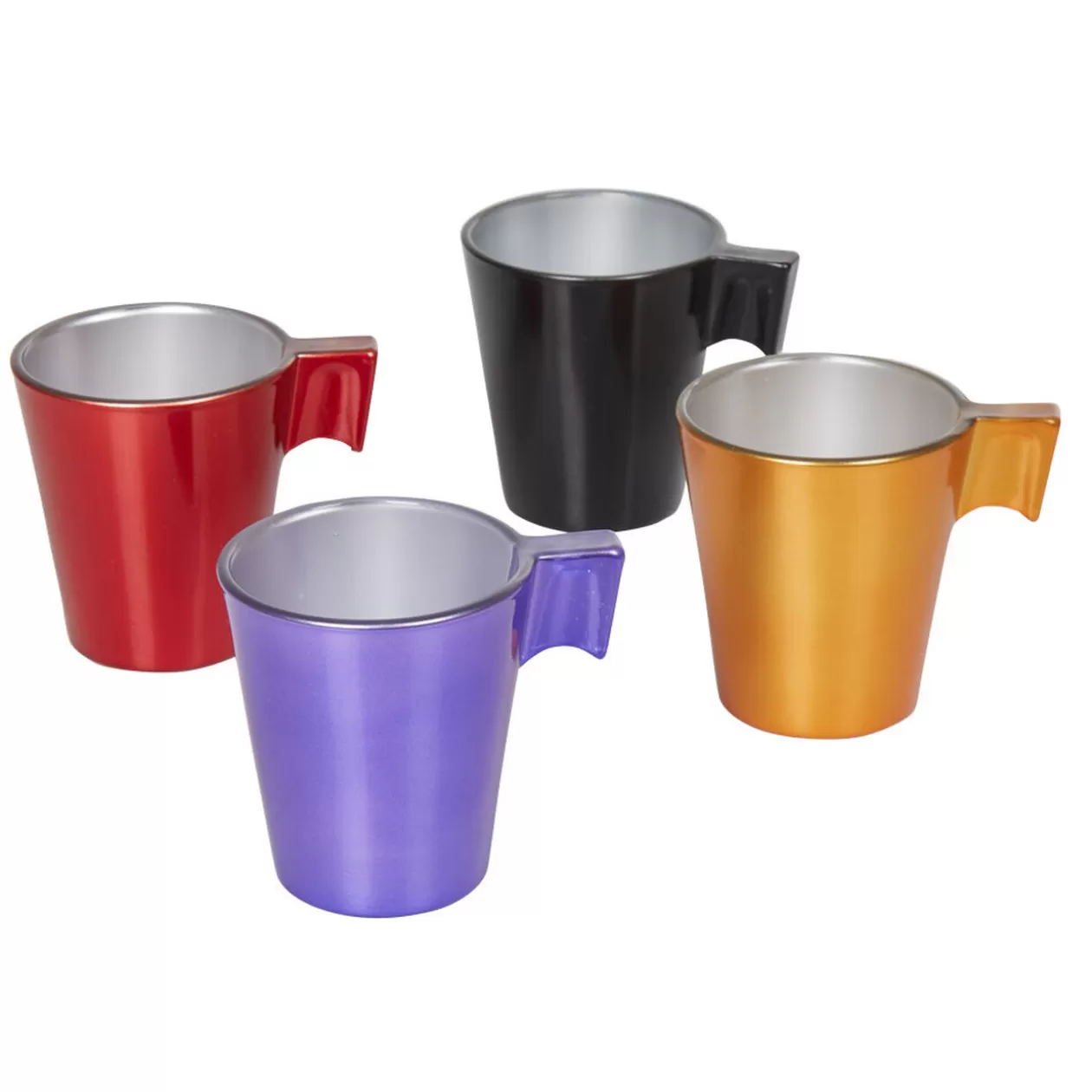 Gifi Tasse en verre métallisé Luminarc multicolore x4< Vaisselle Et Accessoires De Table