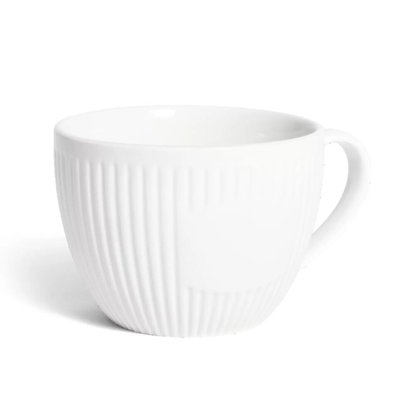 Gifi Tasse porcelaine 42cl strie embossée blanche< Vaisselle Et Accessoires De Table